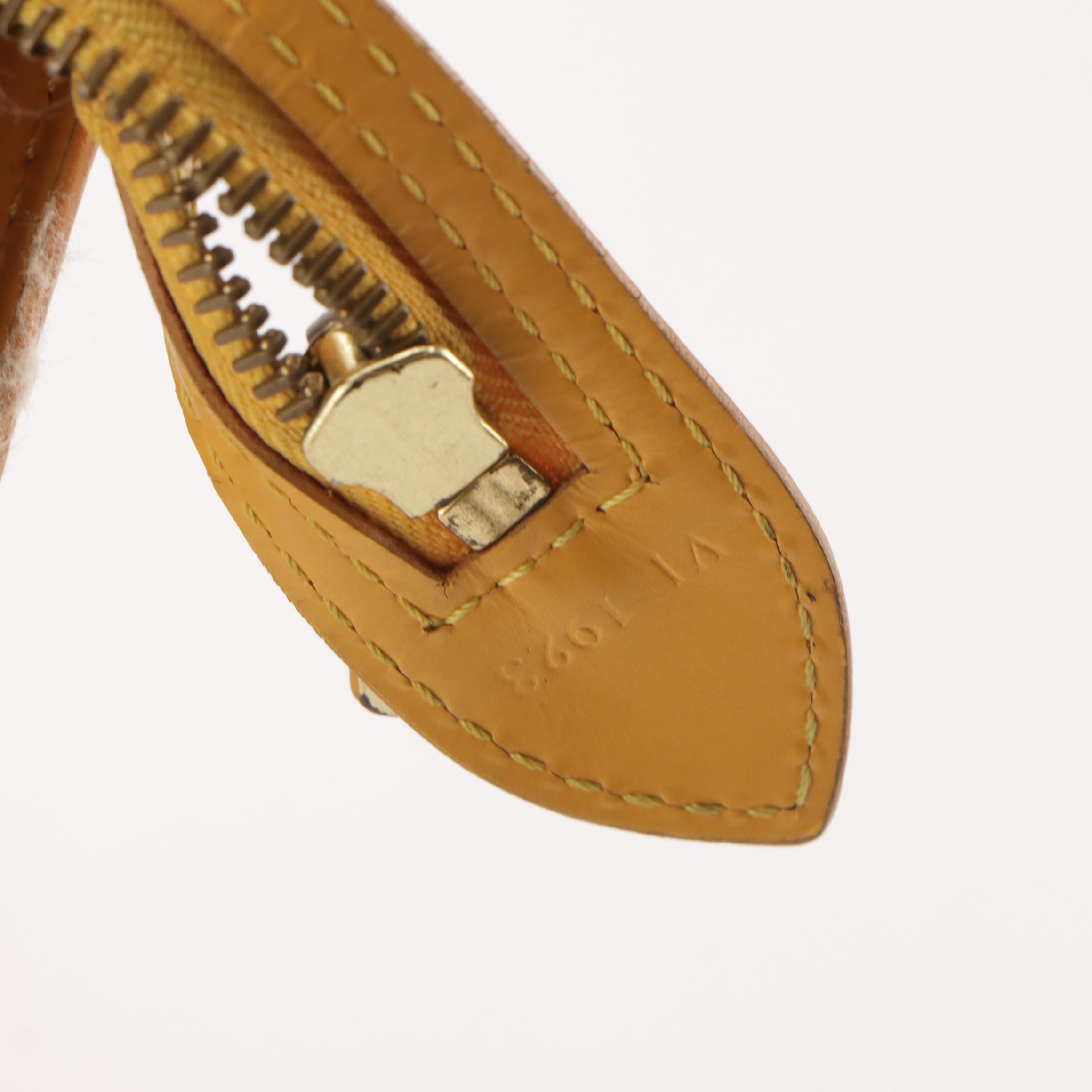 Louis Vuitton Saint Jacques GM Shoulder Bag in Tassil Yellow Epi Leather