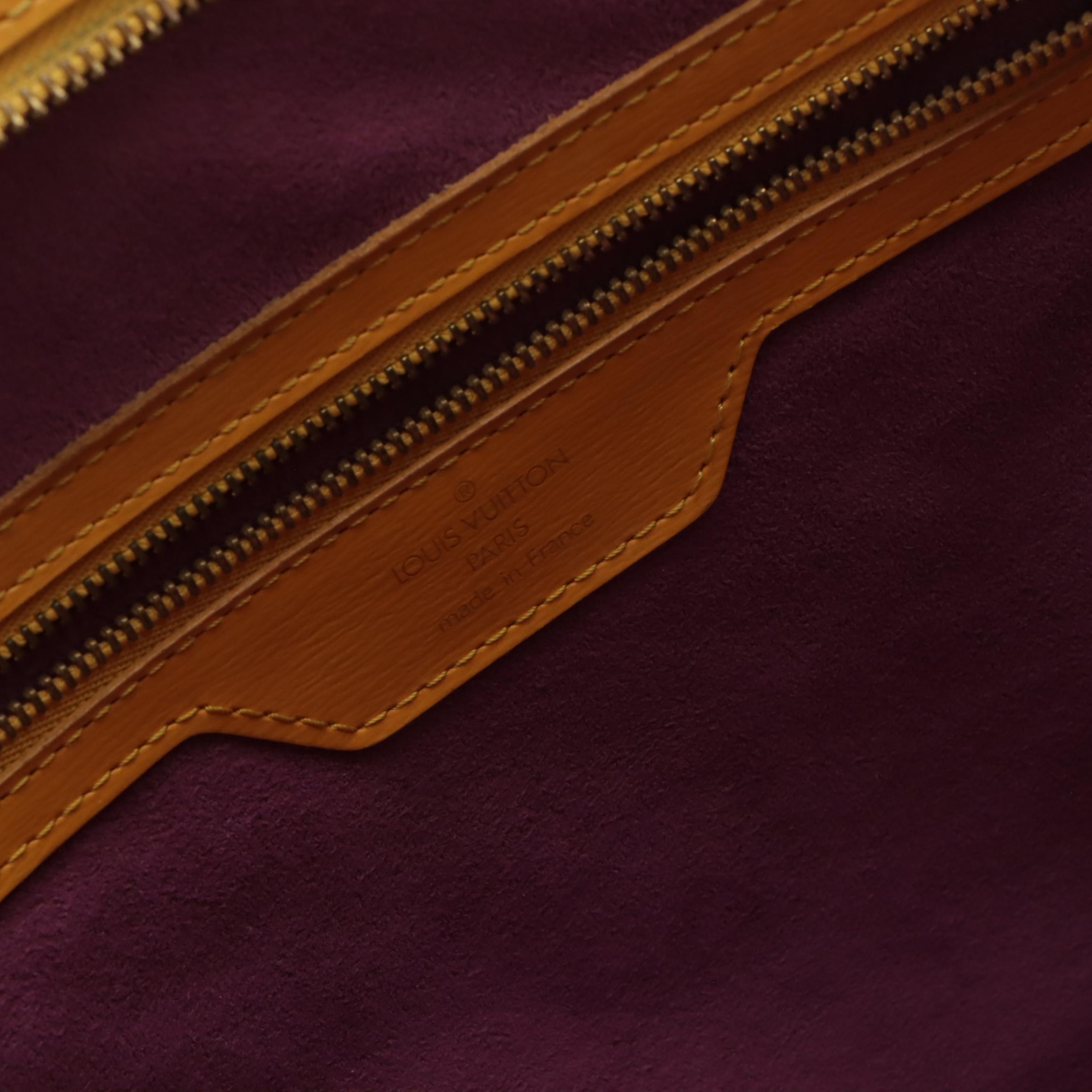 Louis Vuitton Saint Jacques GM Shoulder Bag in Tassil Yellow Epi Leather