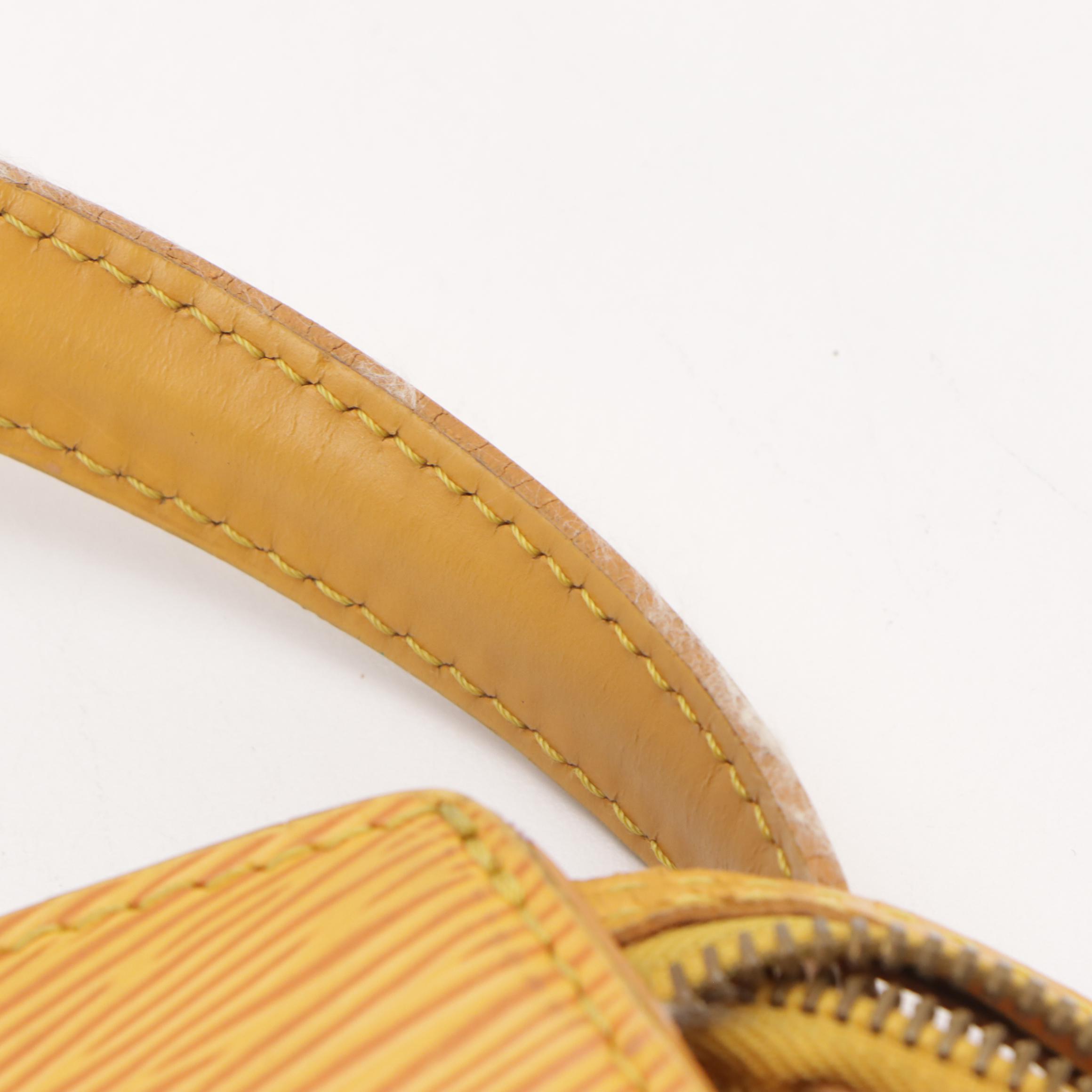 Louis Vuitton Saint Jacques GM Shoulder Bag in Tassil Yellow Epi Leather