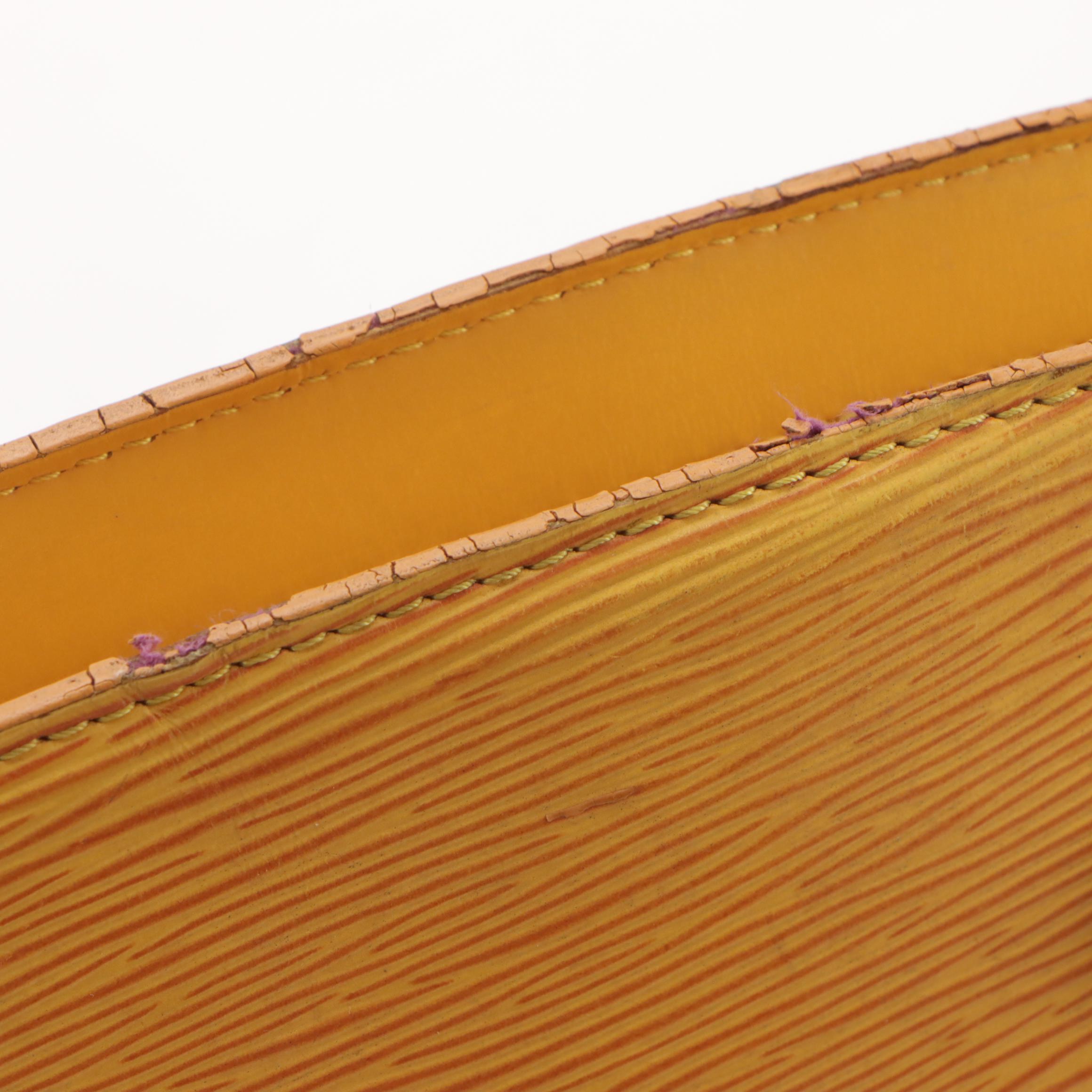 Louis Vuitton Saint Jacques GM Shoulder Bag in Tassil Yellow Epi Leather