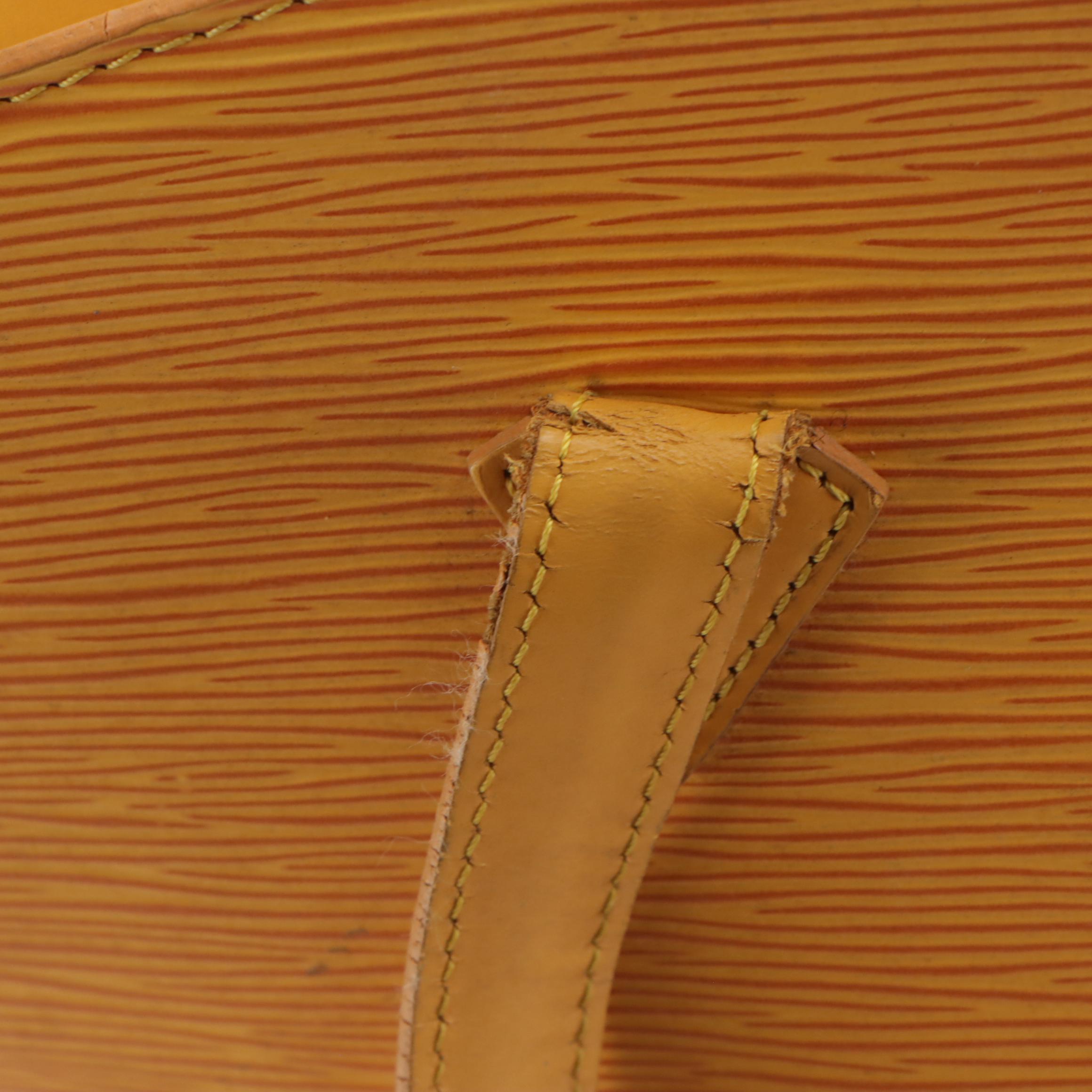 Louis Vuitton Saint Jacques GM Shoulder Bag in Tassil Yellow Epi Leather