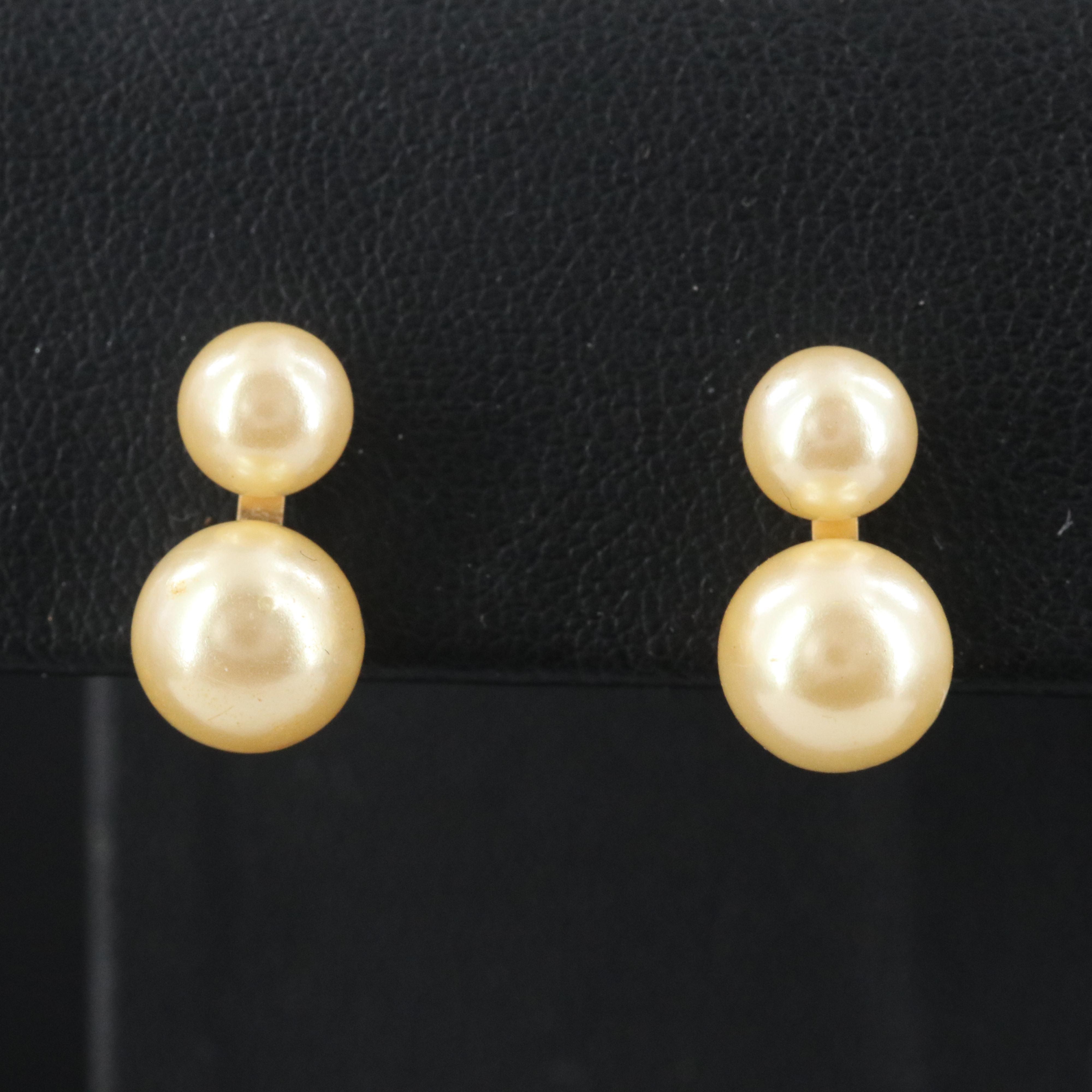 Imitation Pearl Earrings