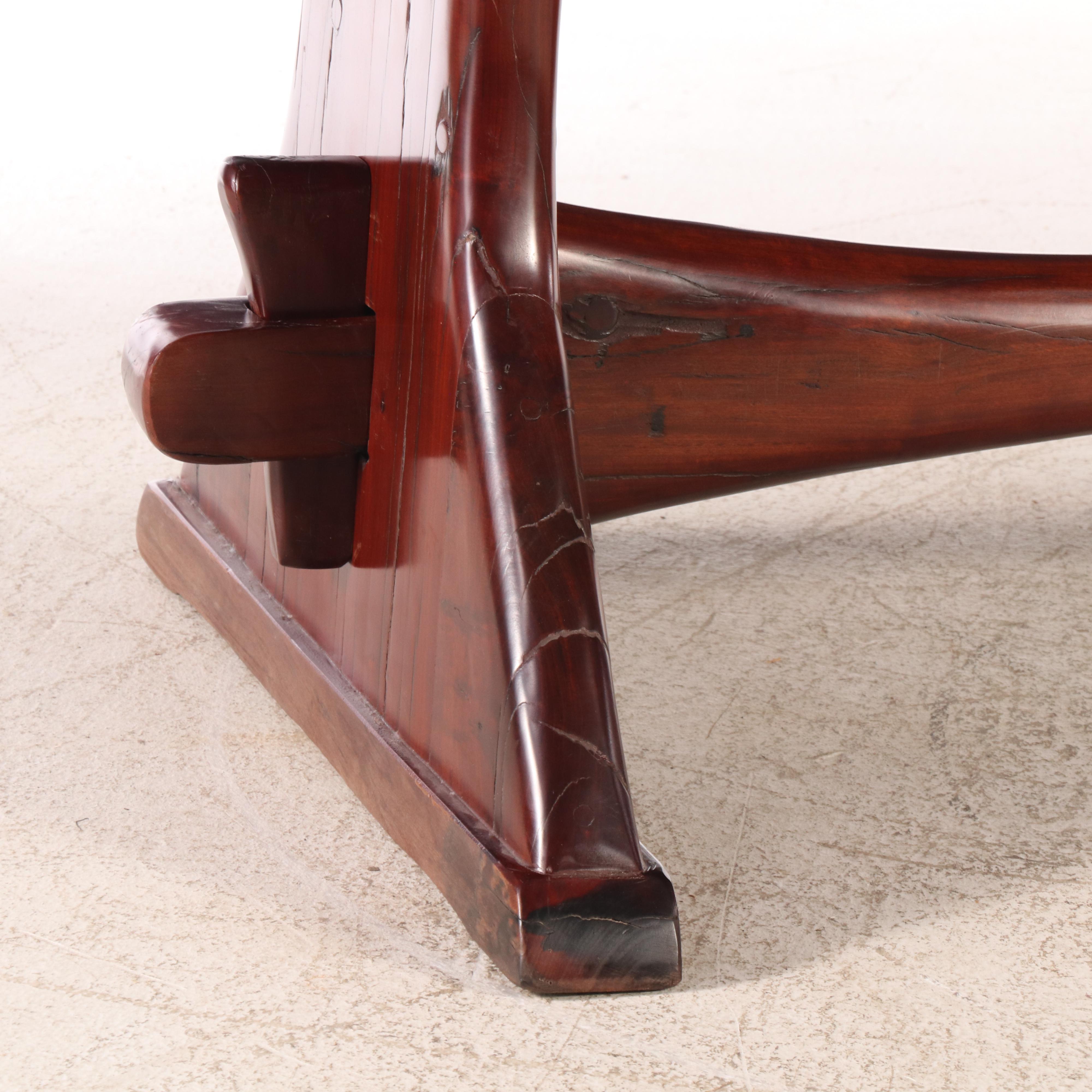 Mahogany Trestle Dining Table