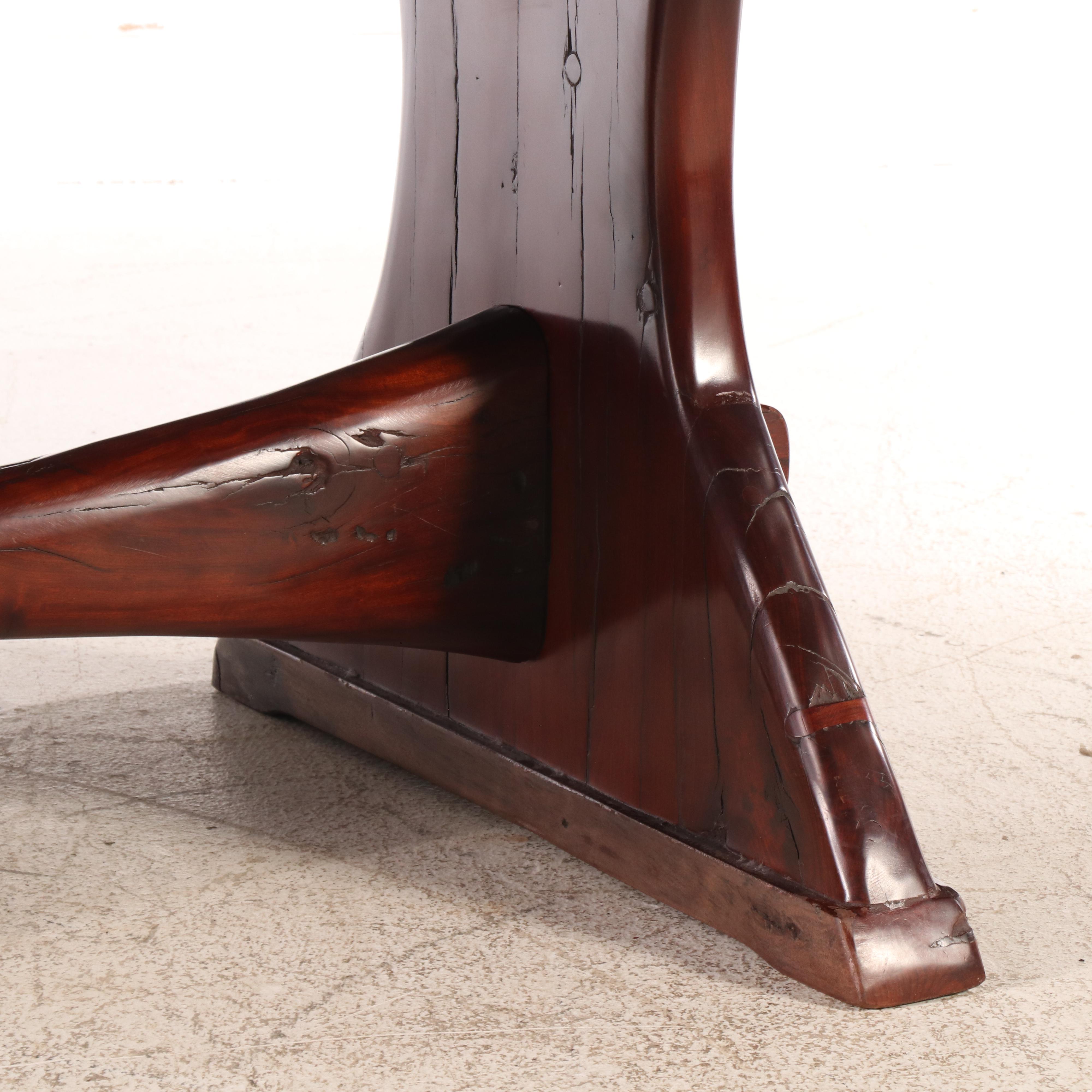 Mahogany Trestle Dining Table