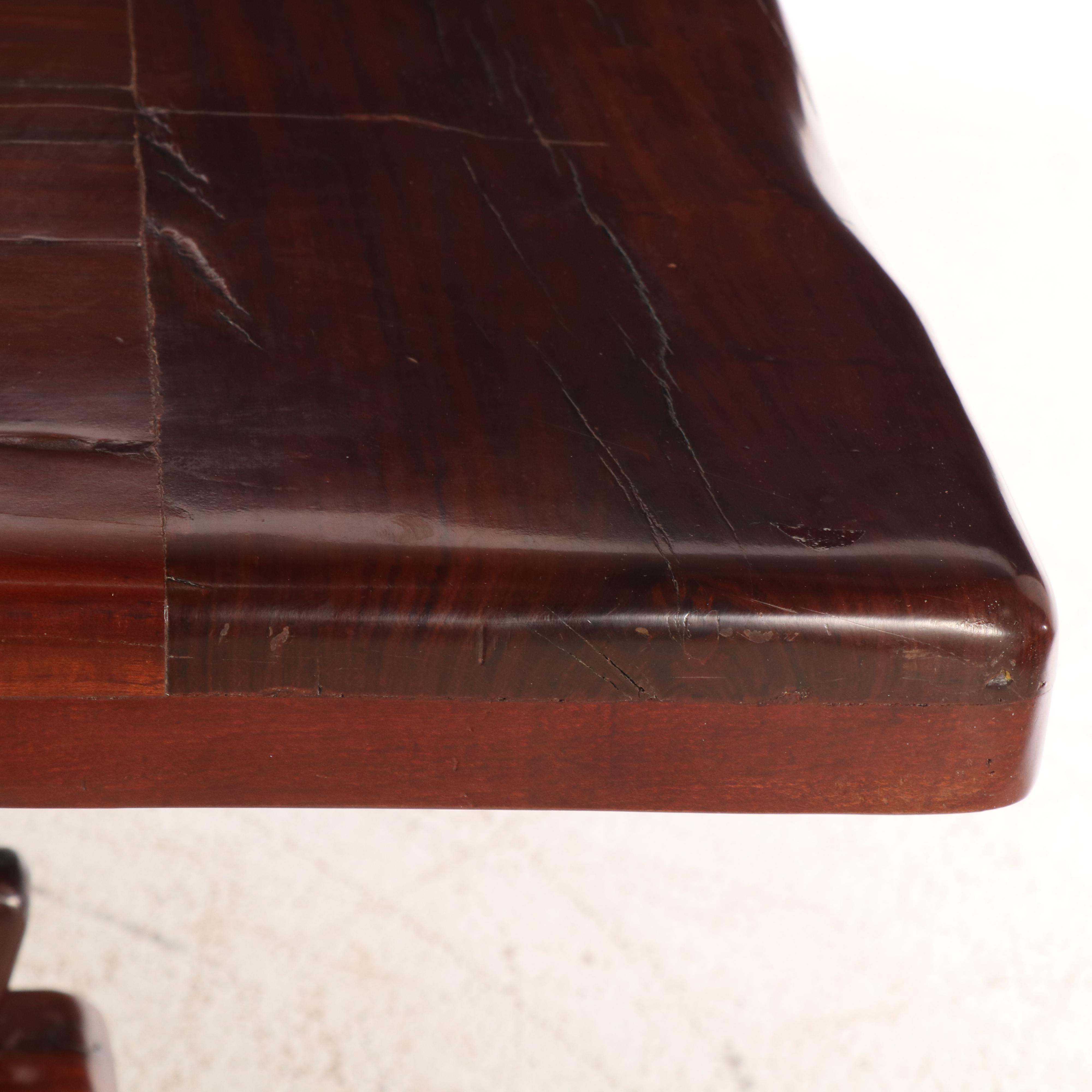 Mahogany Trestle Dining Table