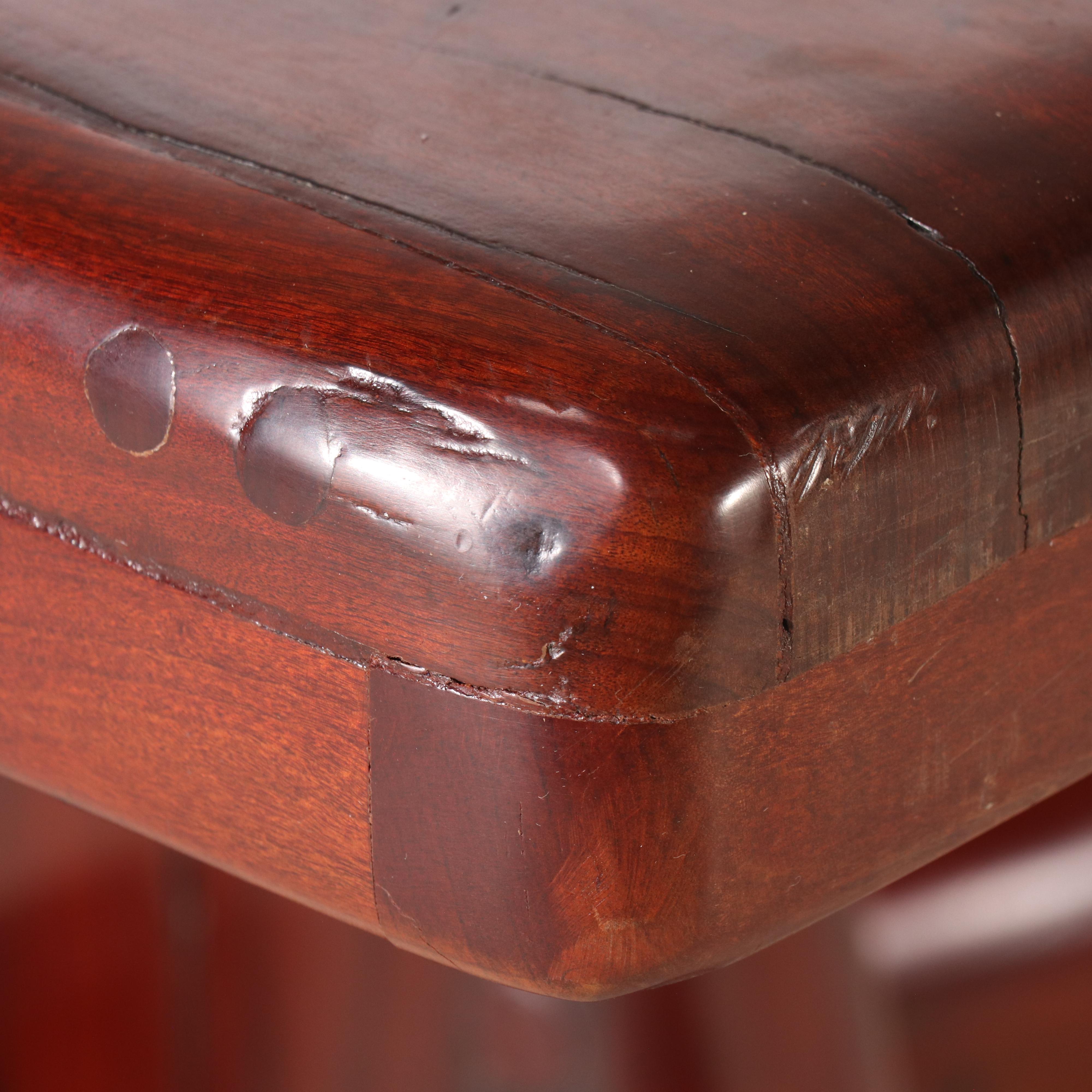 Mahogany Trestle Dining Table