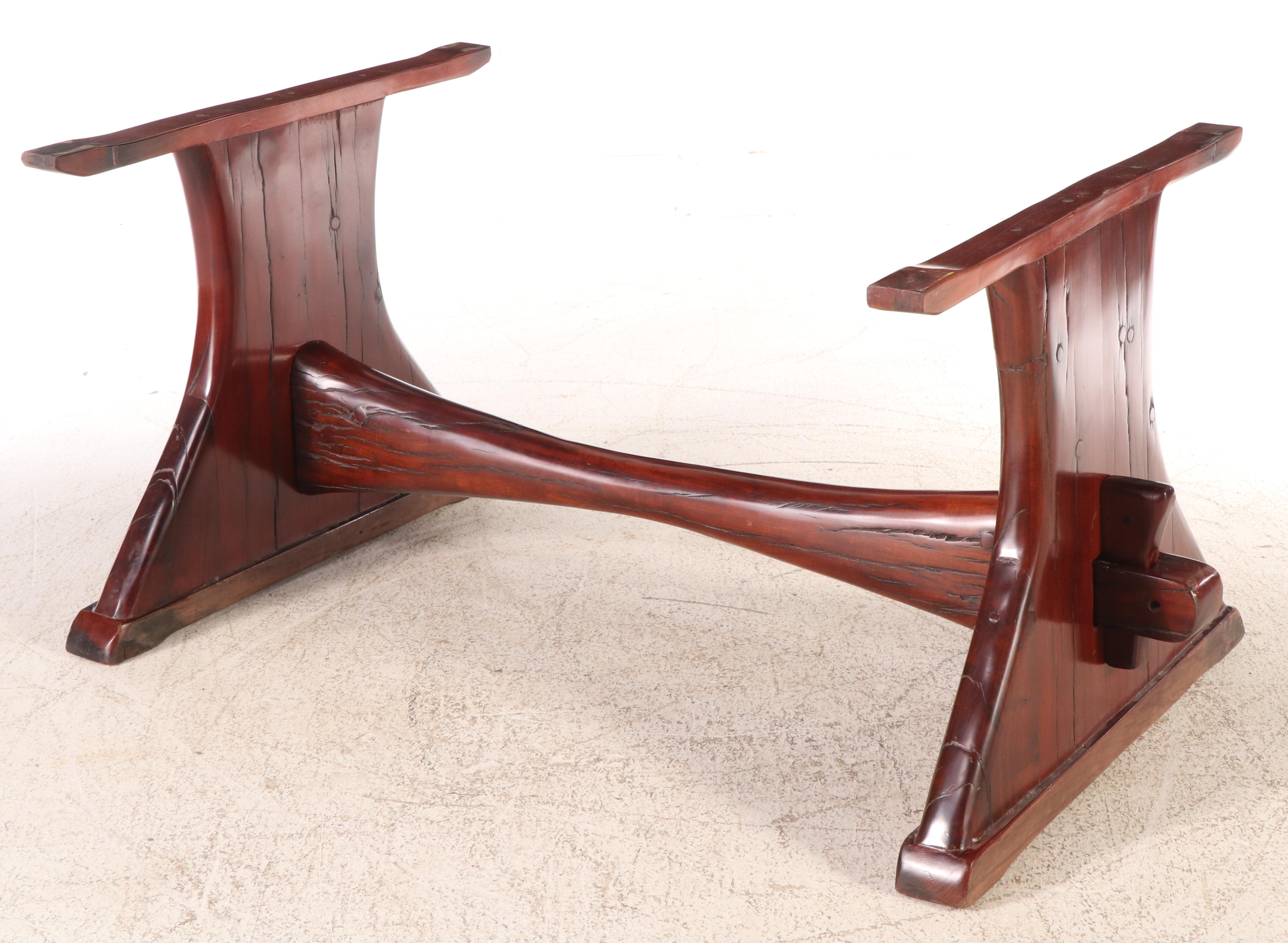 Mahogany Trestle Dining Table