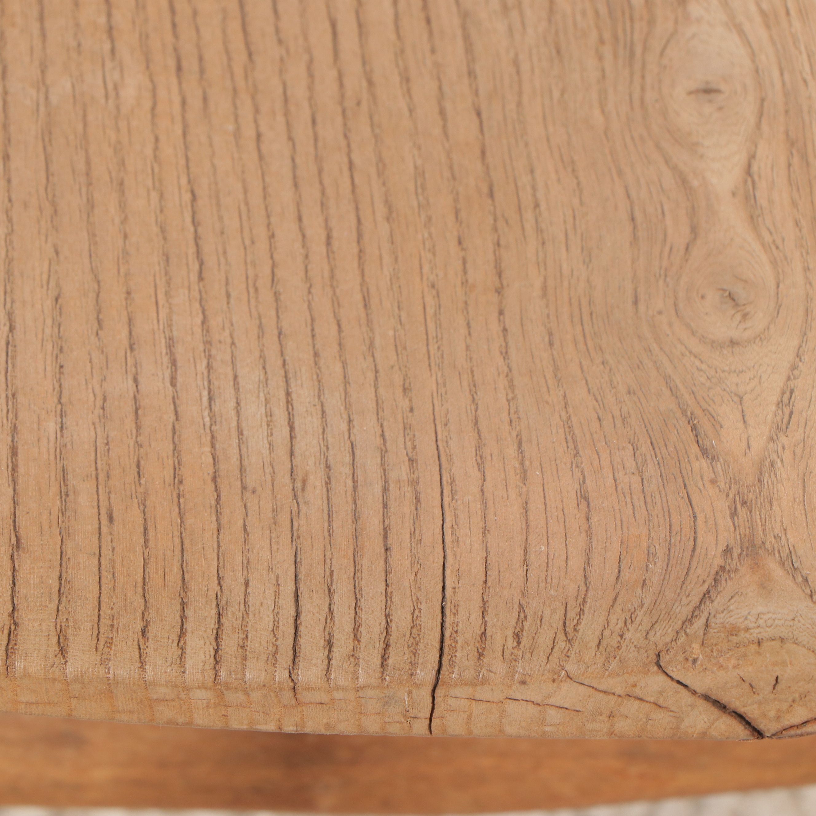 Primitive Style Pine Rocking Chair with Accent Table