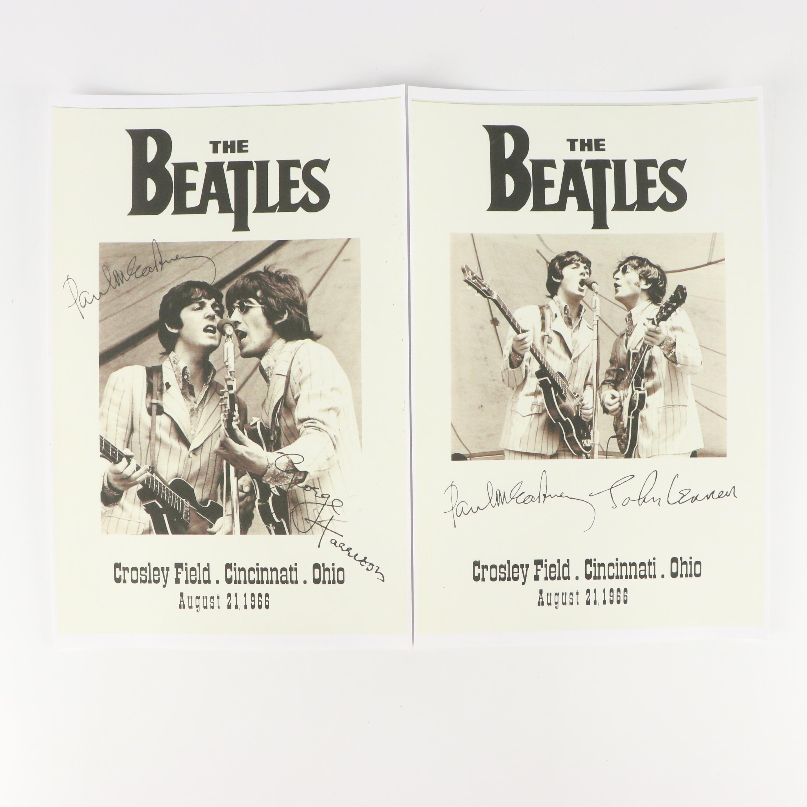The Beatles Crosley Field Cincinnati Concert Reproduction Posters