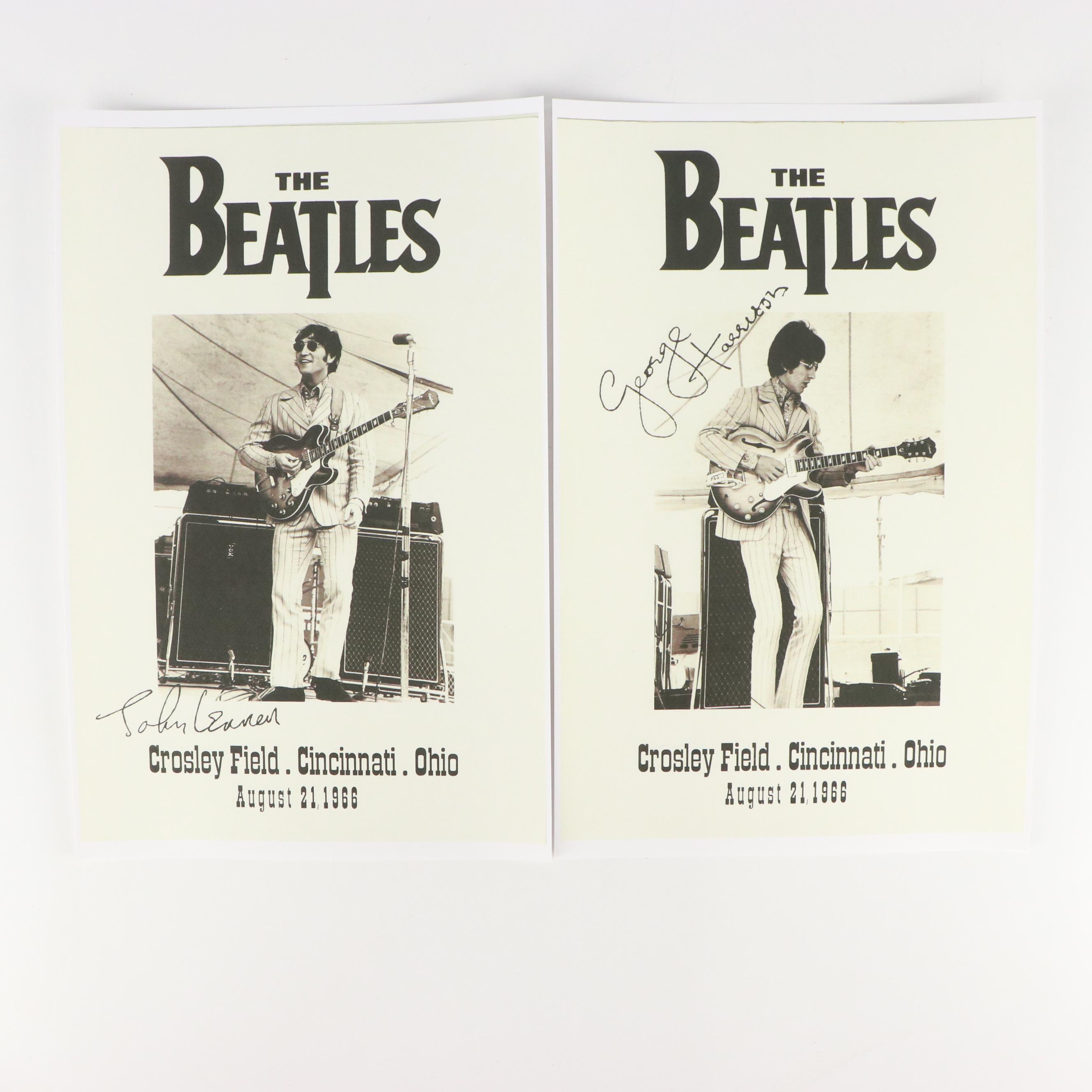 The Beatles Crosley Field Cincinnati Concert Reproduction Posters