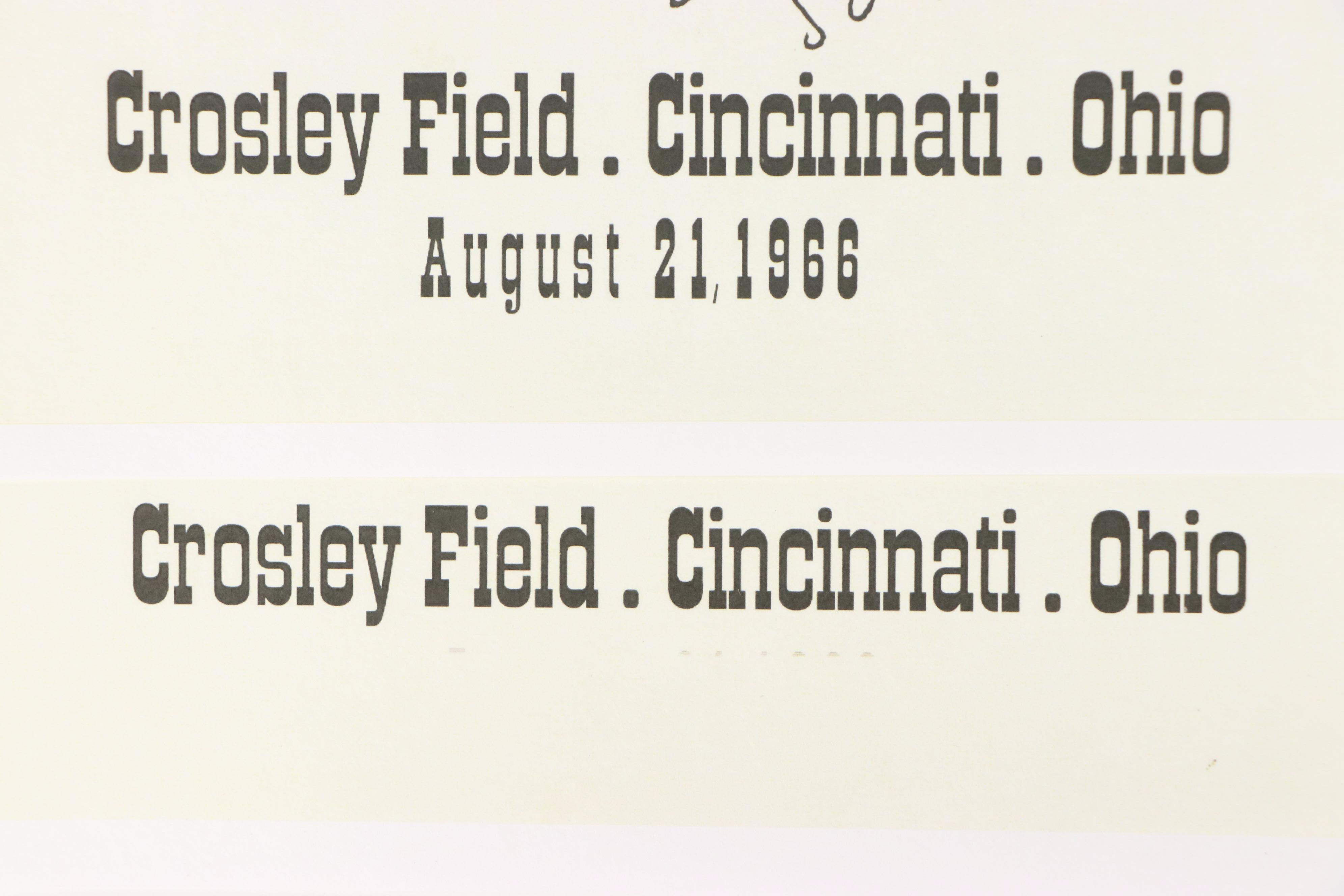 The Beatles Crosley Field Cincinnati Concert Reproduction Posters