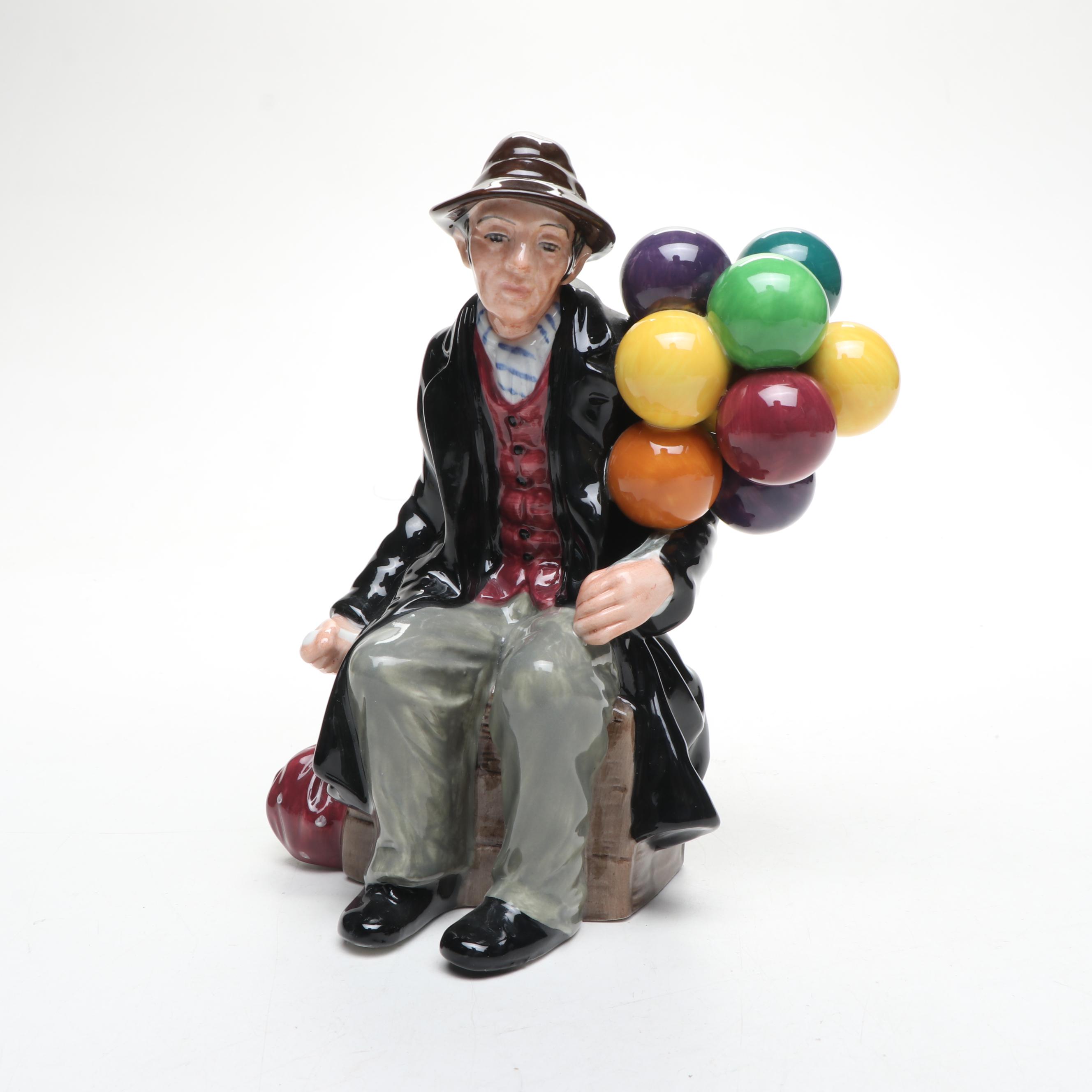 Royal Doulton "The Balloon Man" and "Balloon Girl" Figurines