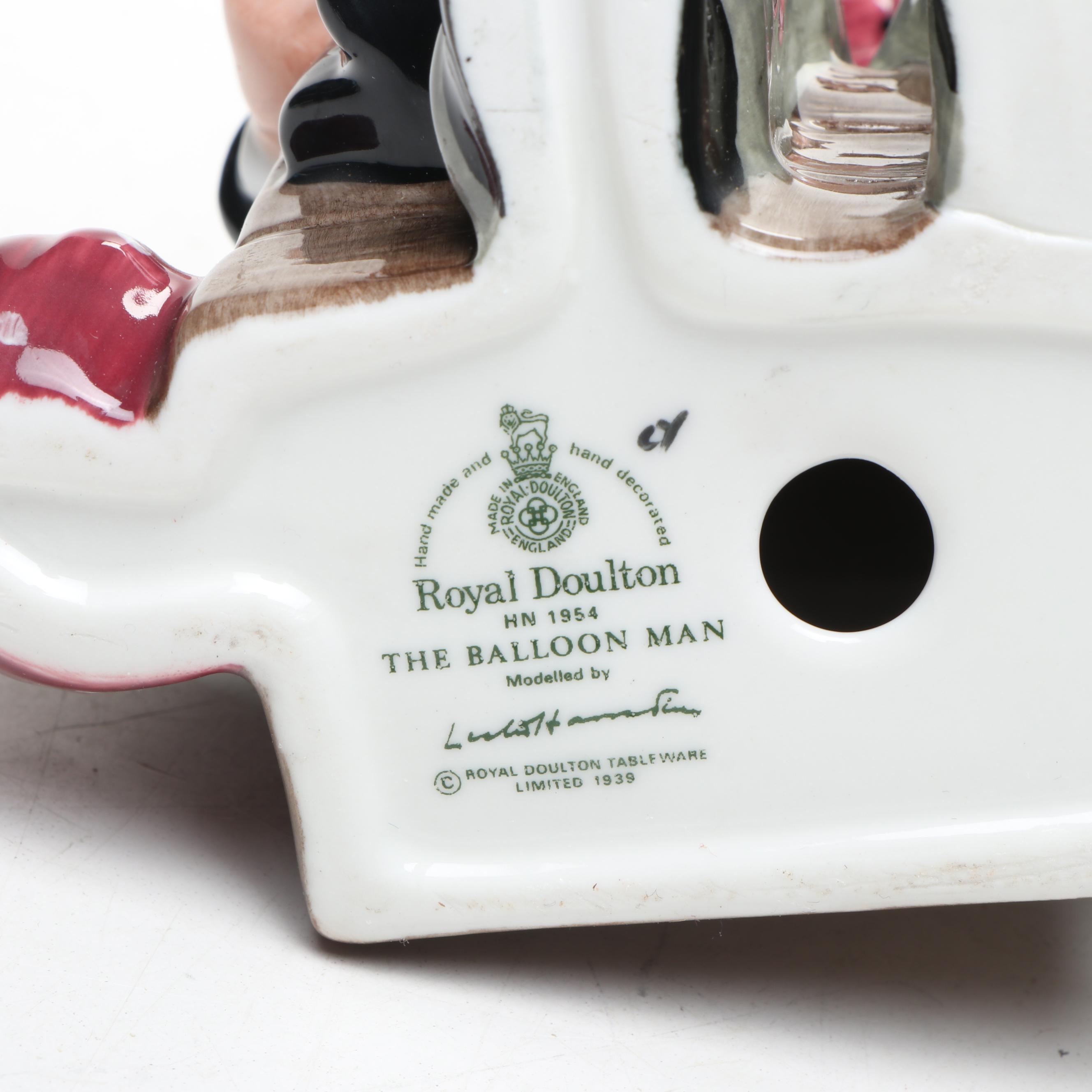 Royal Doulton "The Balloon Man" and "Balloon Girl" Figurines