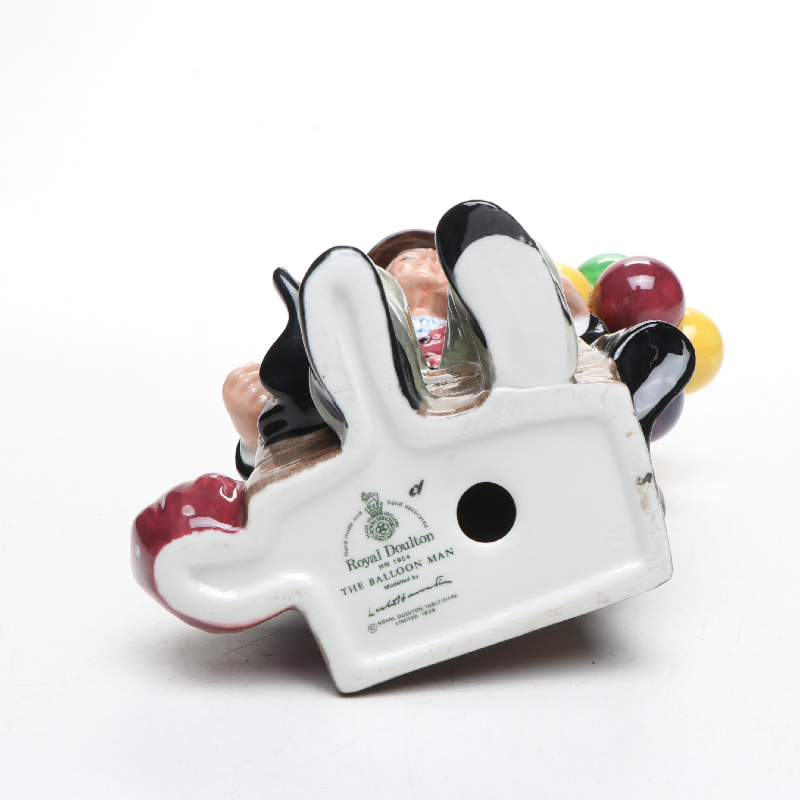 Royal Doulton "The Balloon Man" and "Balloon Girl" Figurines