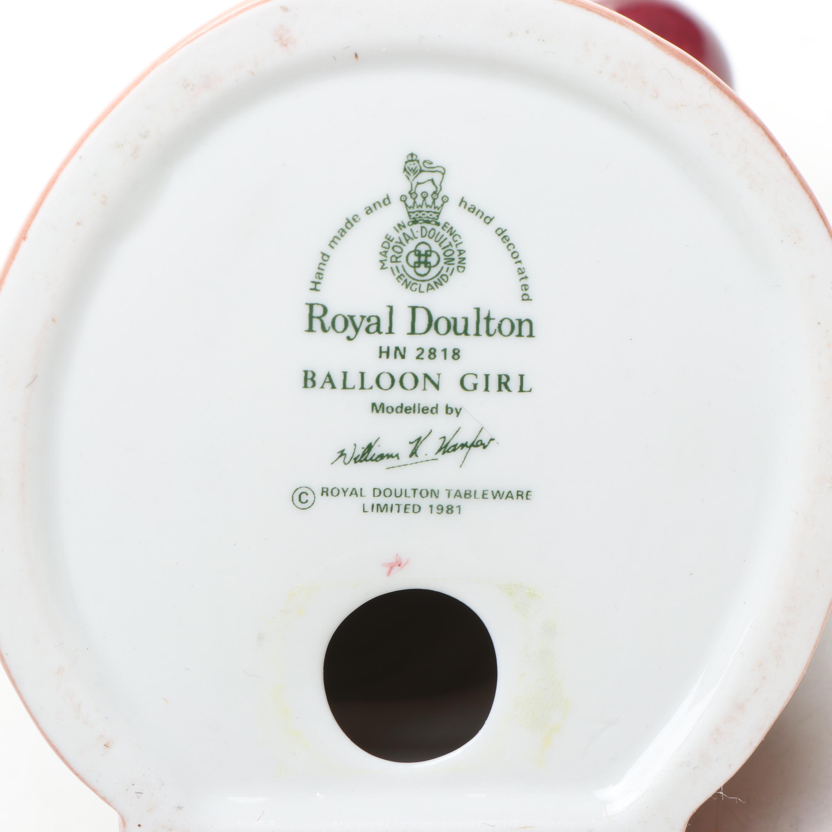 Royal Doulton "The Balloon Man" and "Balloon Girl" Figurines