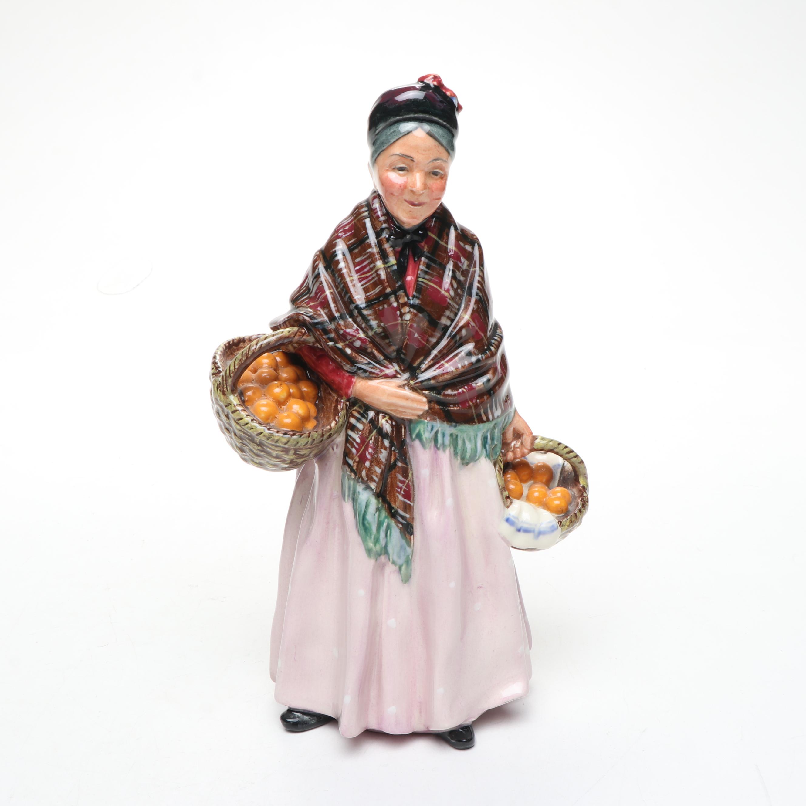 Royal Doulton "The Mask Seller" and Other Porcelain Figurines