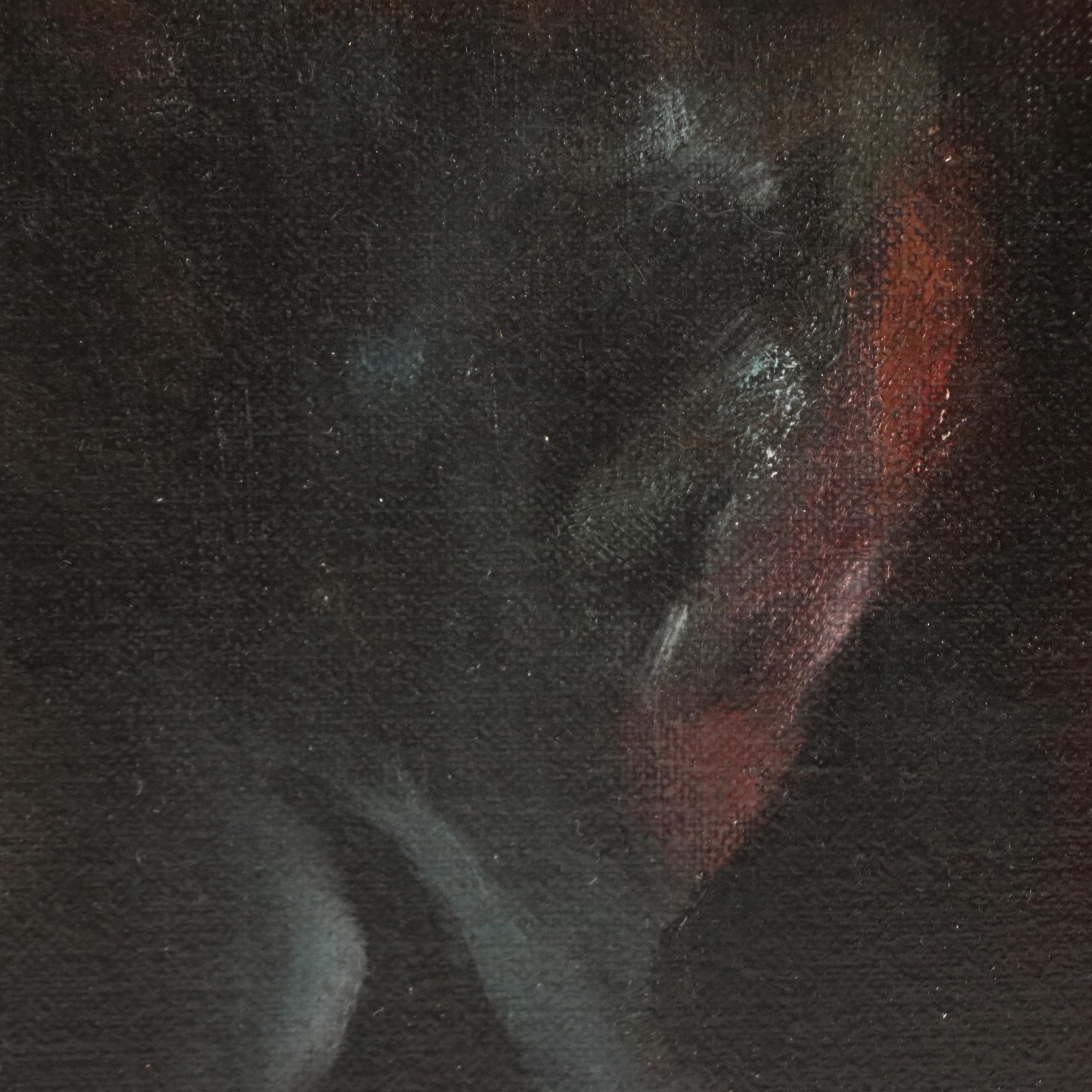 Val Gottesman Oil Painting of Close-Up Equine Portrait, Late 20th - 21st Century