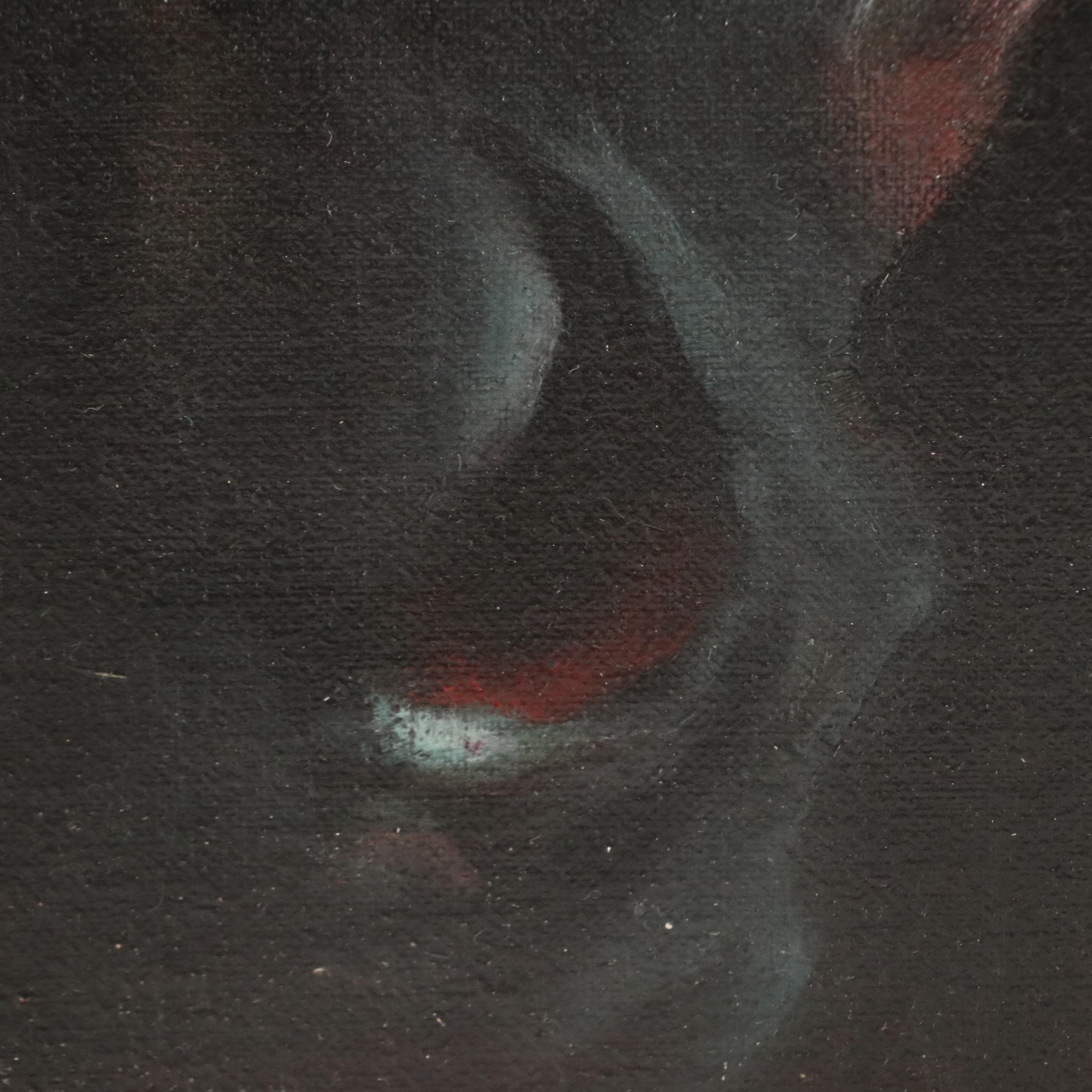 Val Gottesman Oil Painting of Close-Up Equine Portrait, Late 20th - 21st Century