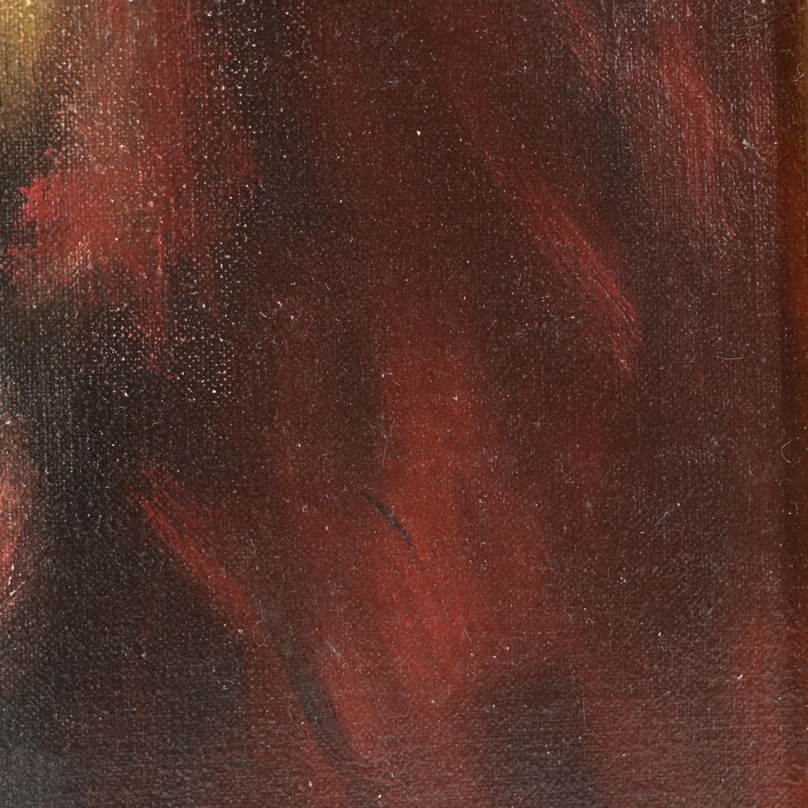 Val Gottesman Oil Painting of Close-Up Equine Portrait, Late 20th - 21st Century