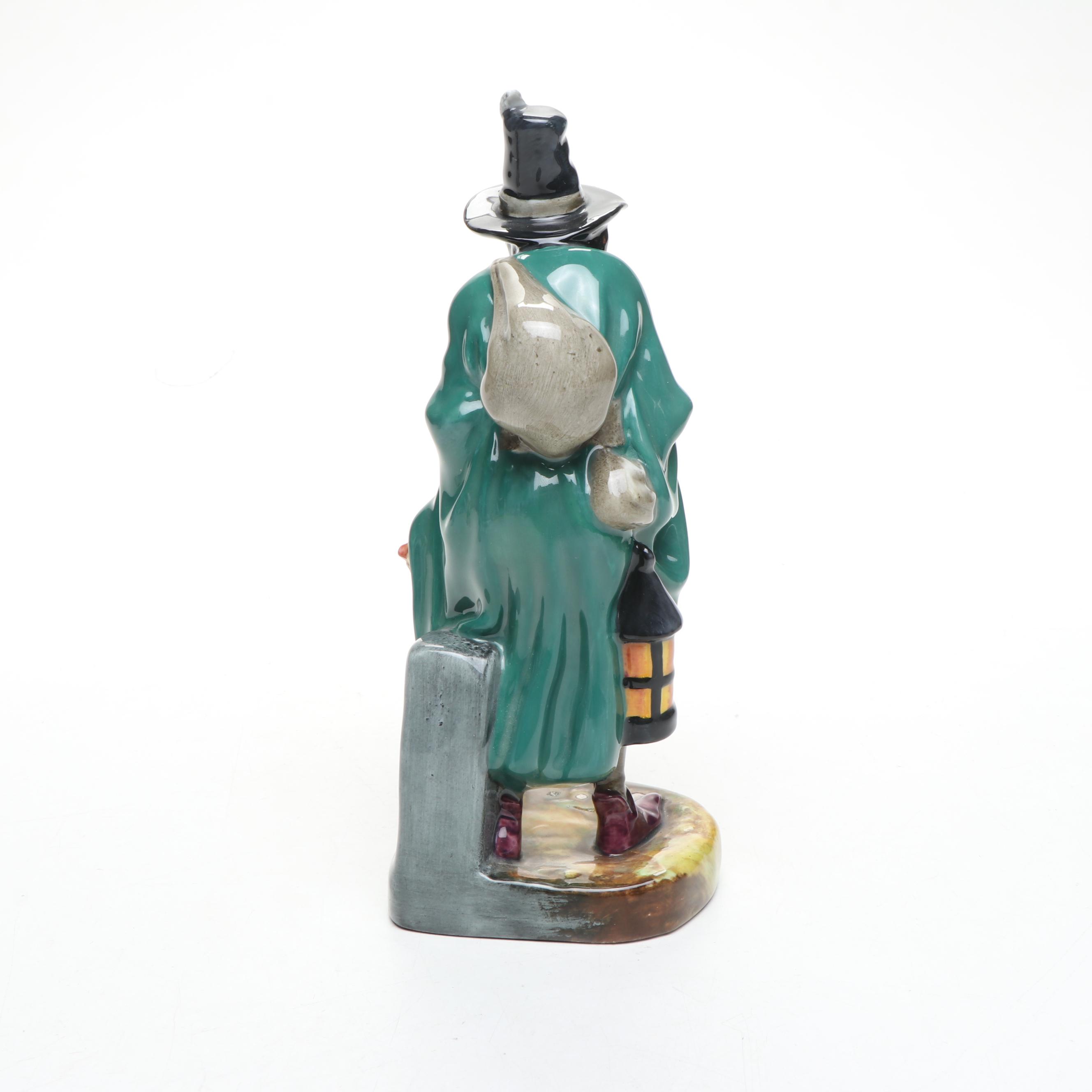 Royal Doulton "The Mask Seller" and Other Porcelain Figurines