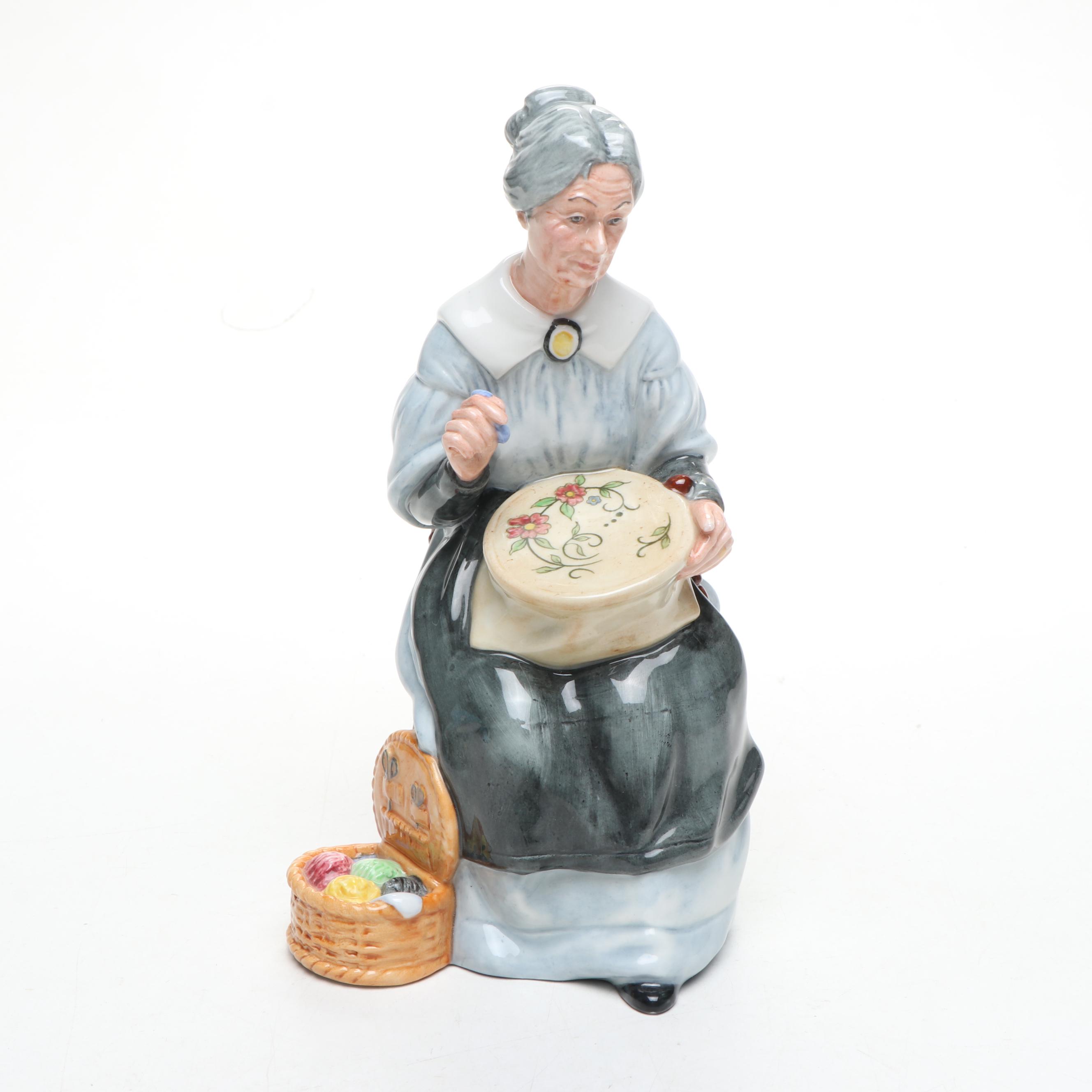 Royal Doulton "The Mask Seller" and Other Porcelain Figurines
