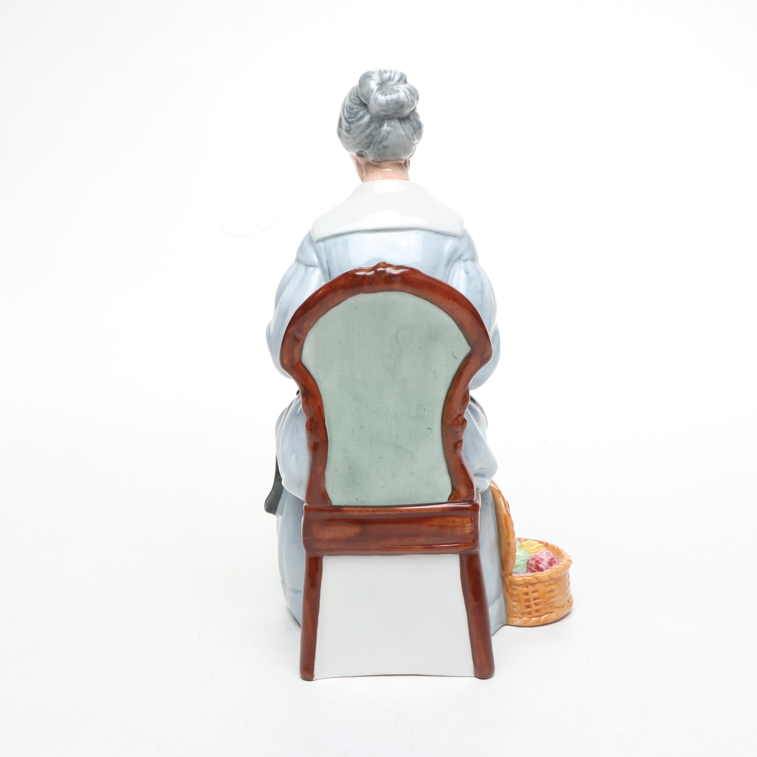 Royal Doulton "The Mask Seller" and Other Porcelain Figurines