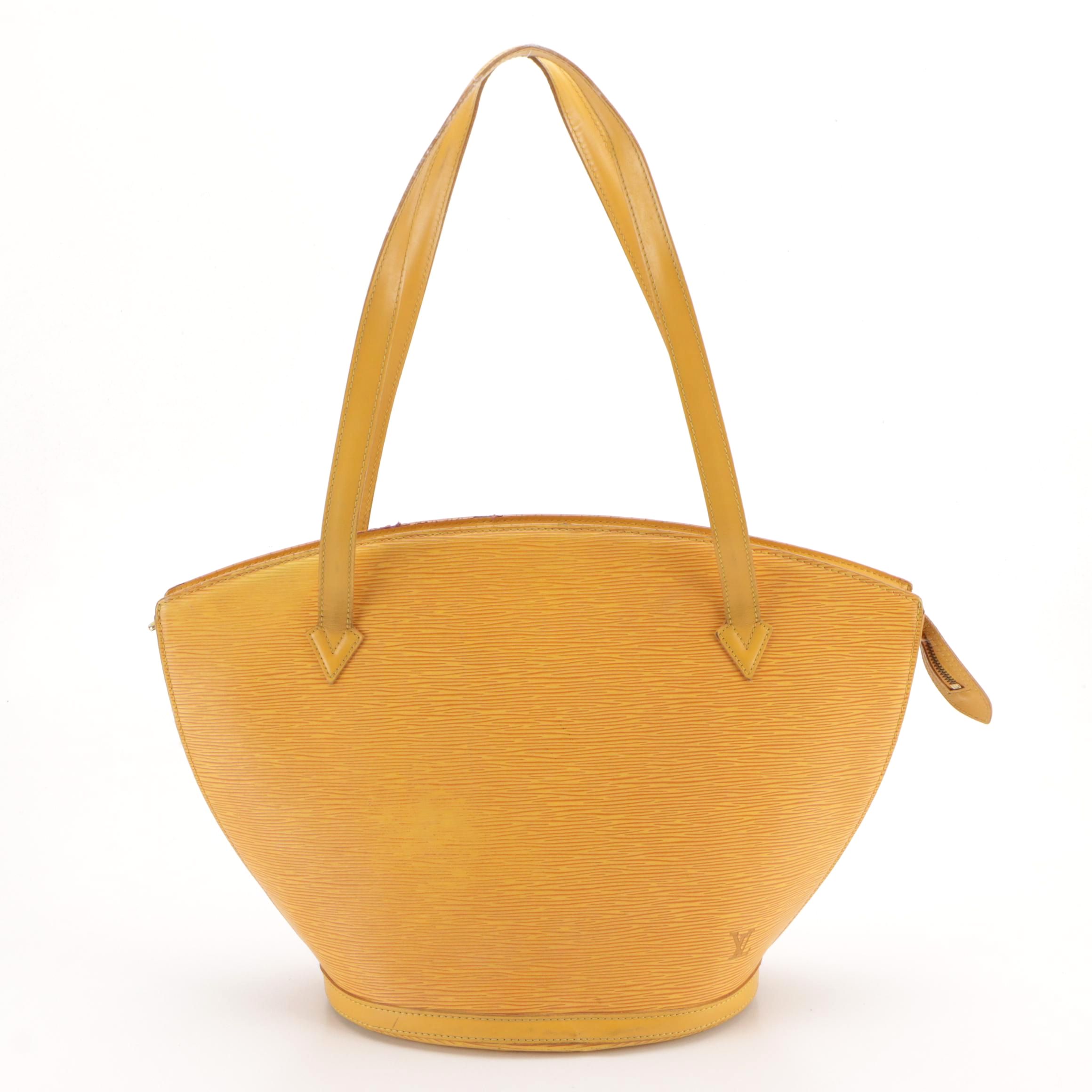 Louis Vuitton Saint Jacques GM Shoulder Bag in Tassil Yellow Epi Leather