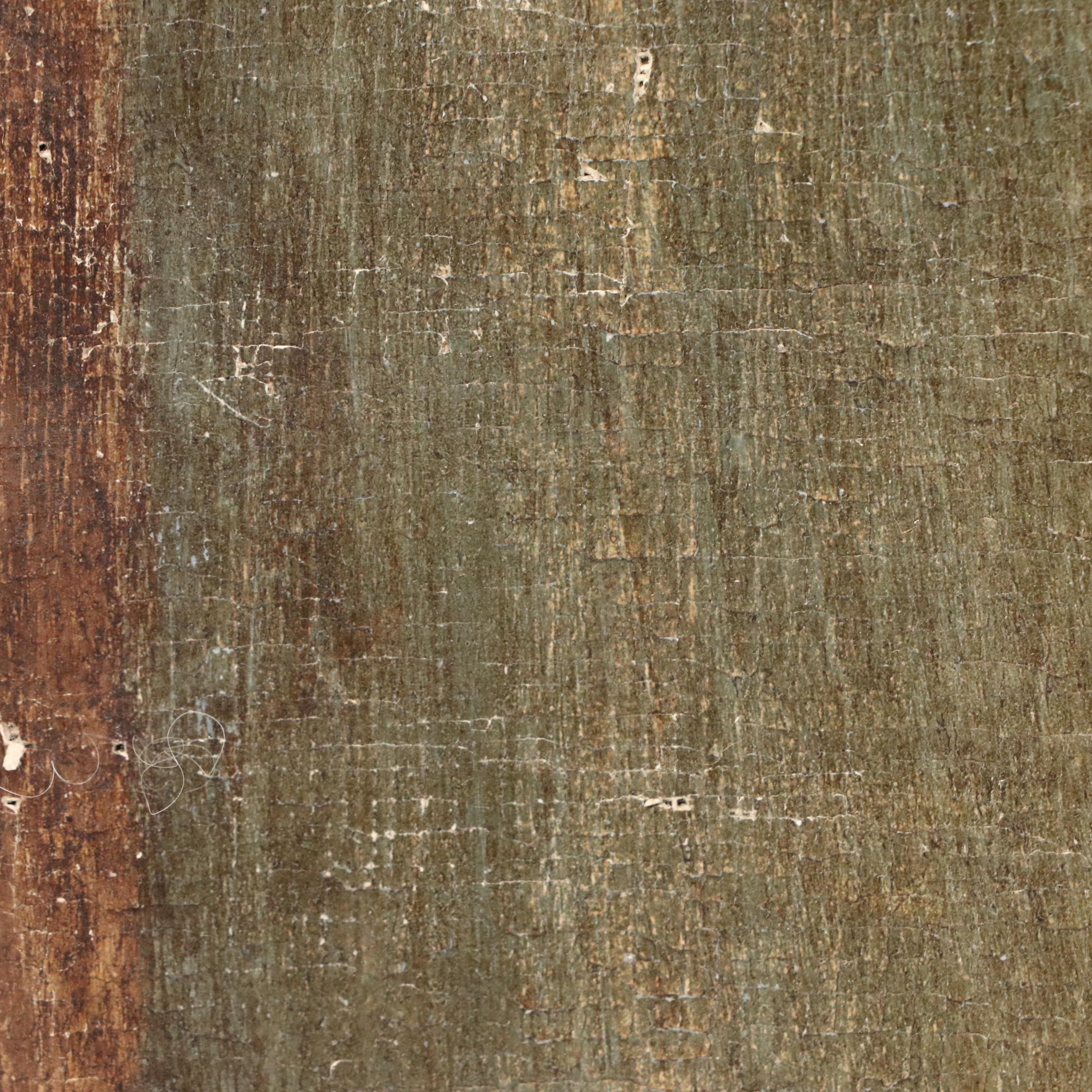 Spanish Colonial Cusco Style Oil Portrait of Martyred Female Saint