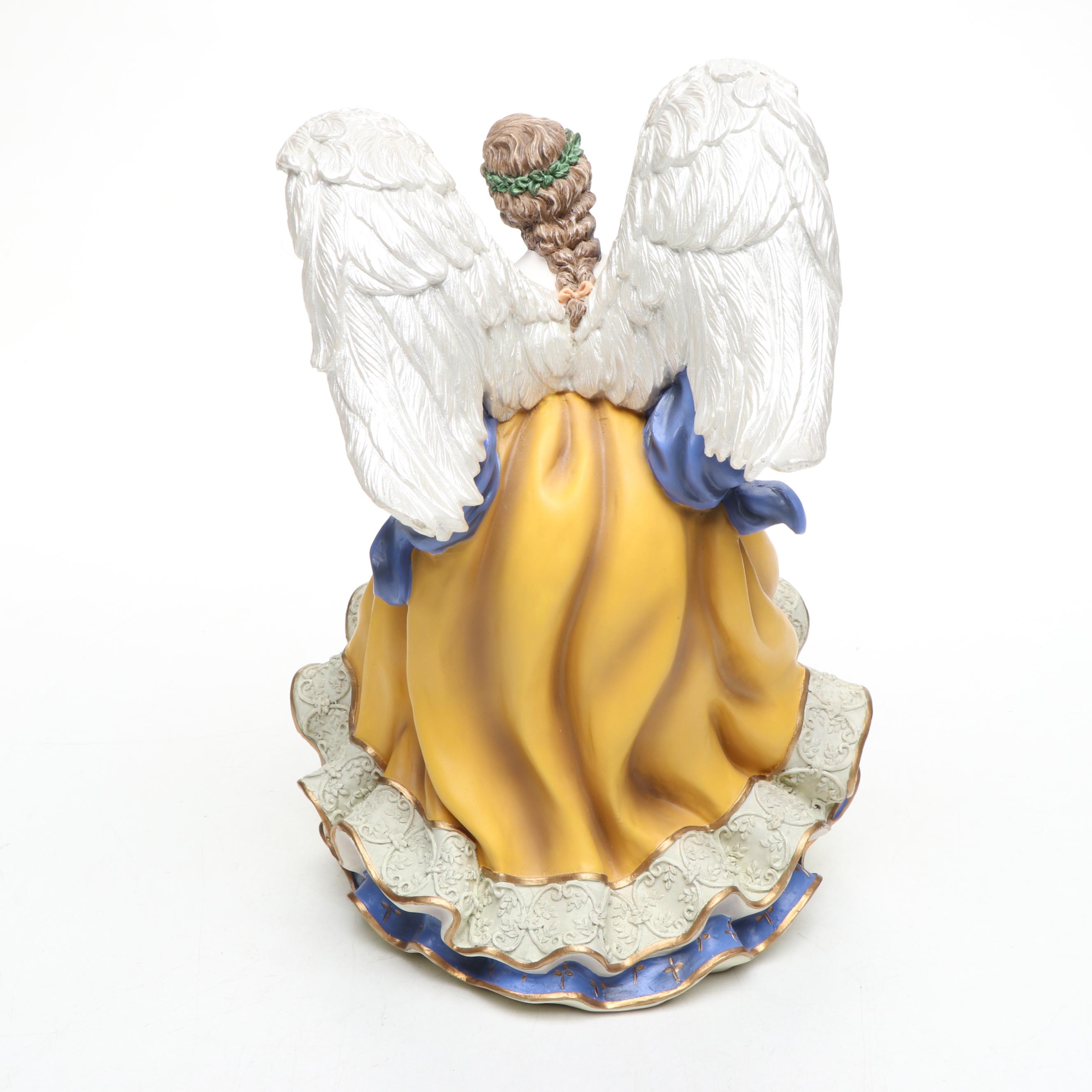 Royal Doulton "Angel of Peace" with Goebel Figurines, Mid to Late 20th Century