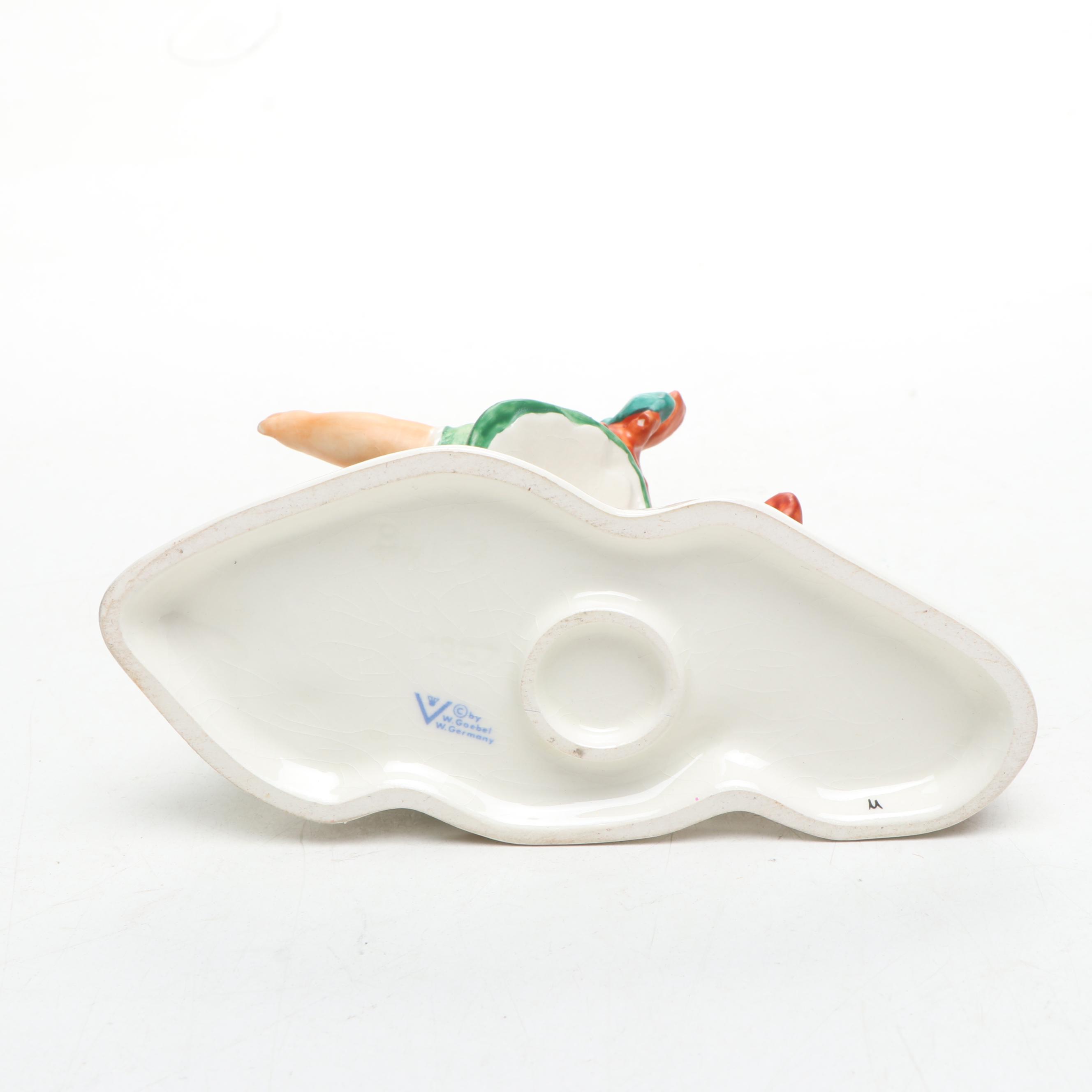 Royal Doulton "Angel of Peace" with Goebel Figurines, Mid to Late 20th Century