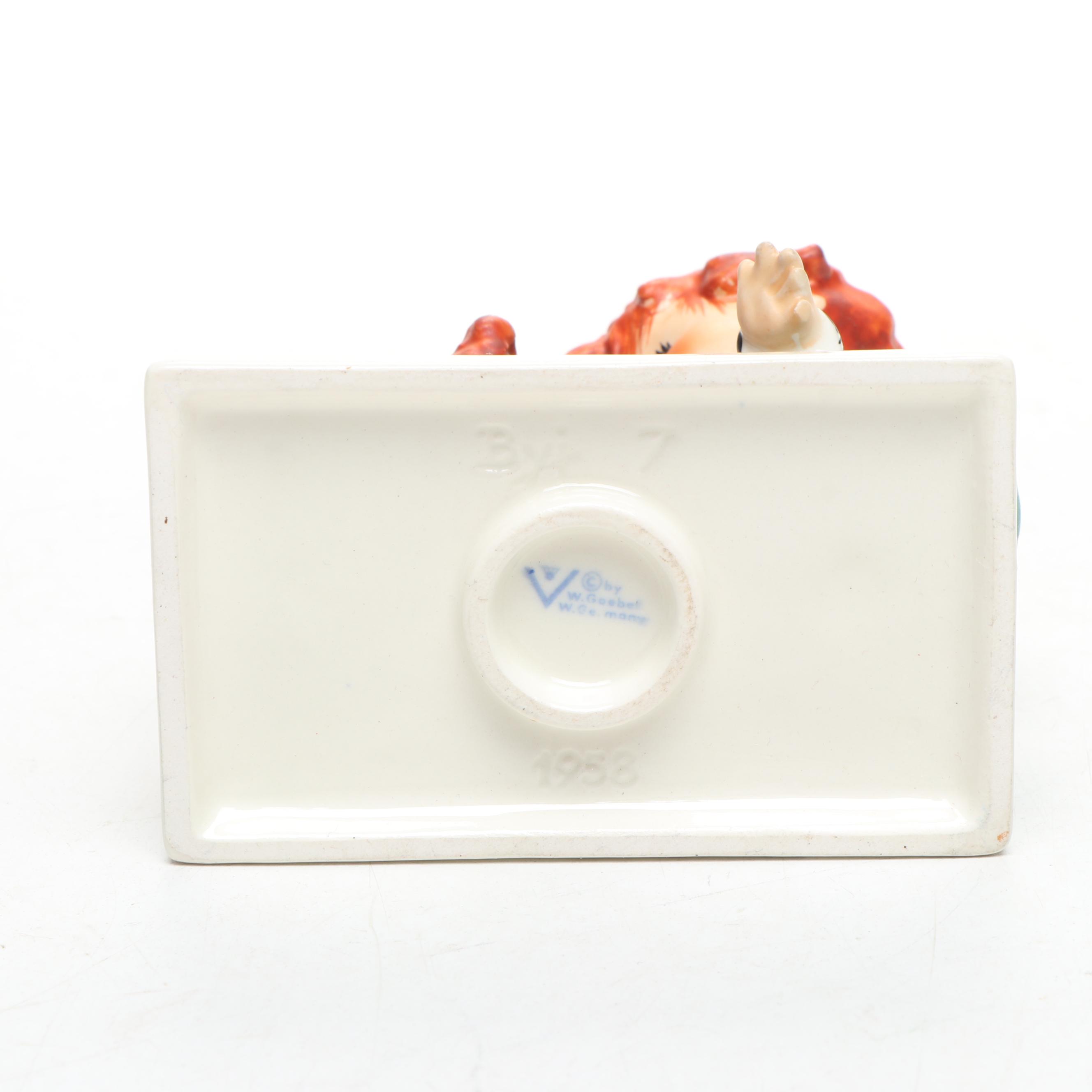 Royal Doulton "Angel of Peace" with Goebel Figurines, Mid to Late 20th Century