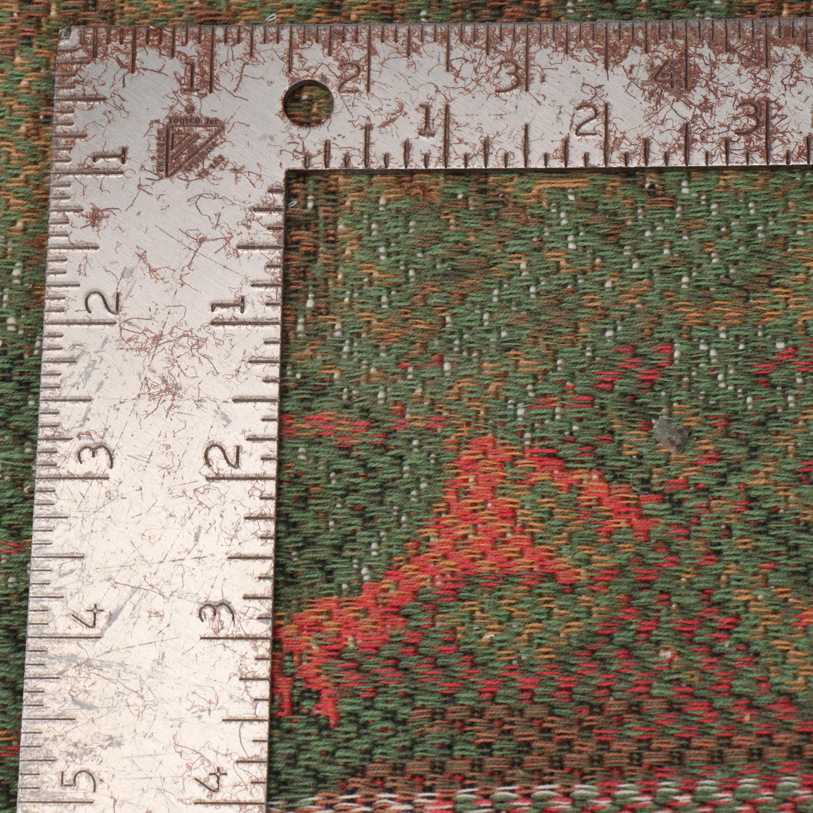 Genre Scene Countryside with Creek Wall Tapestry and Hanging Rod