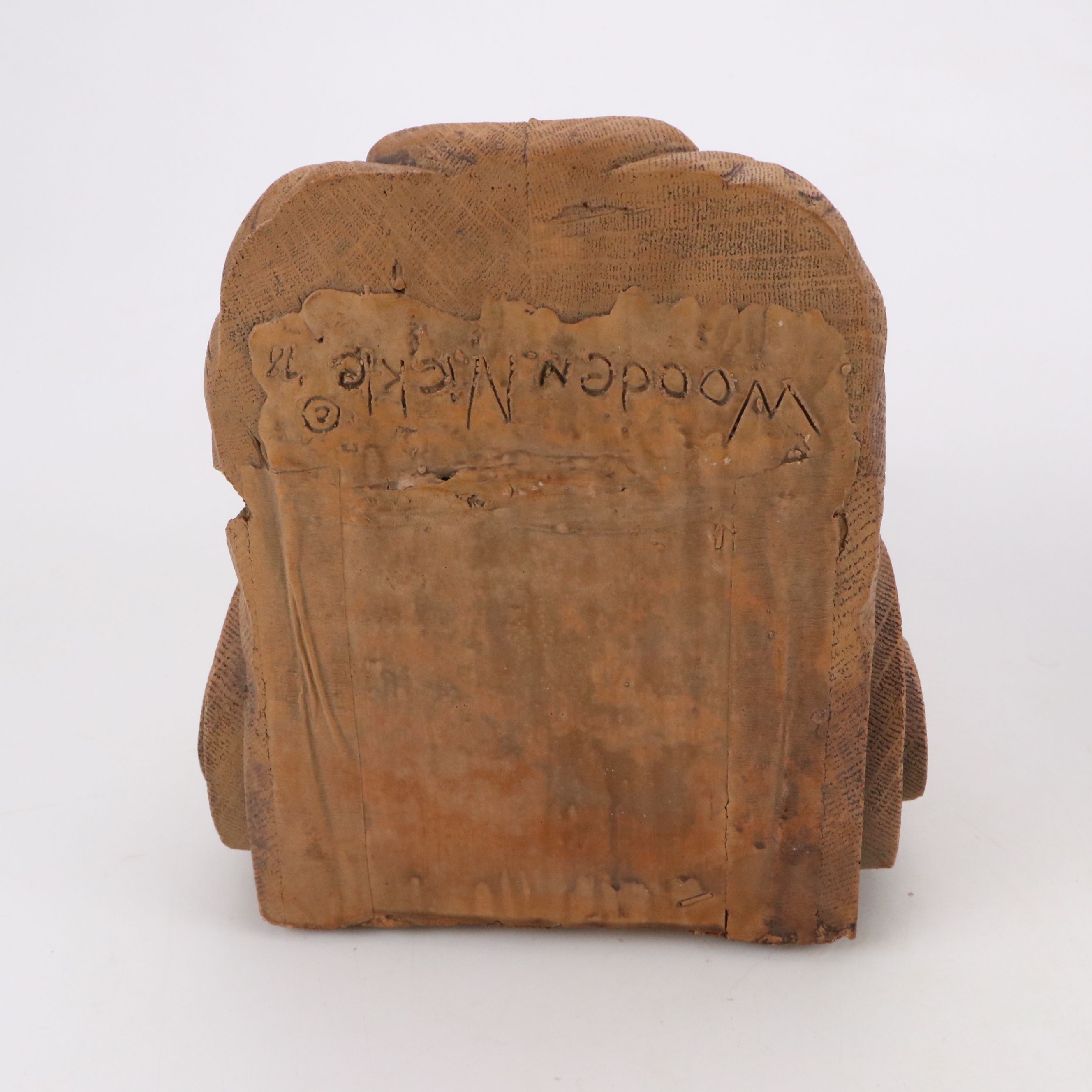 Wood Grain Finish Plaster Star Lady and Knight Corbels