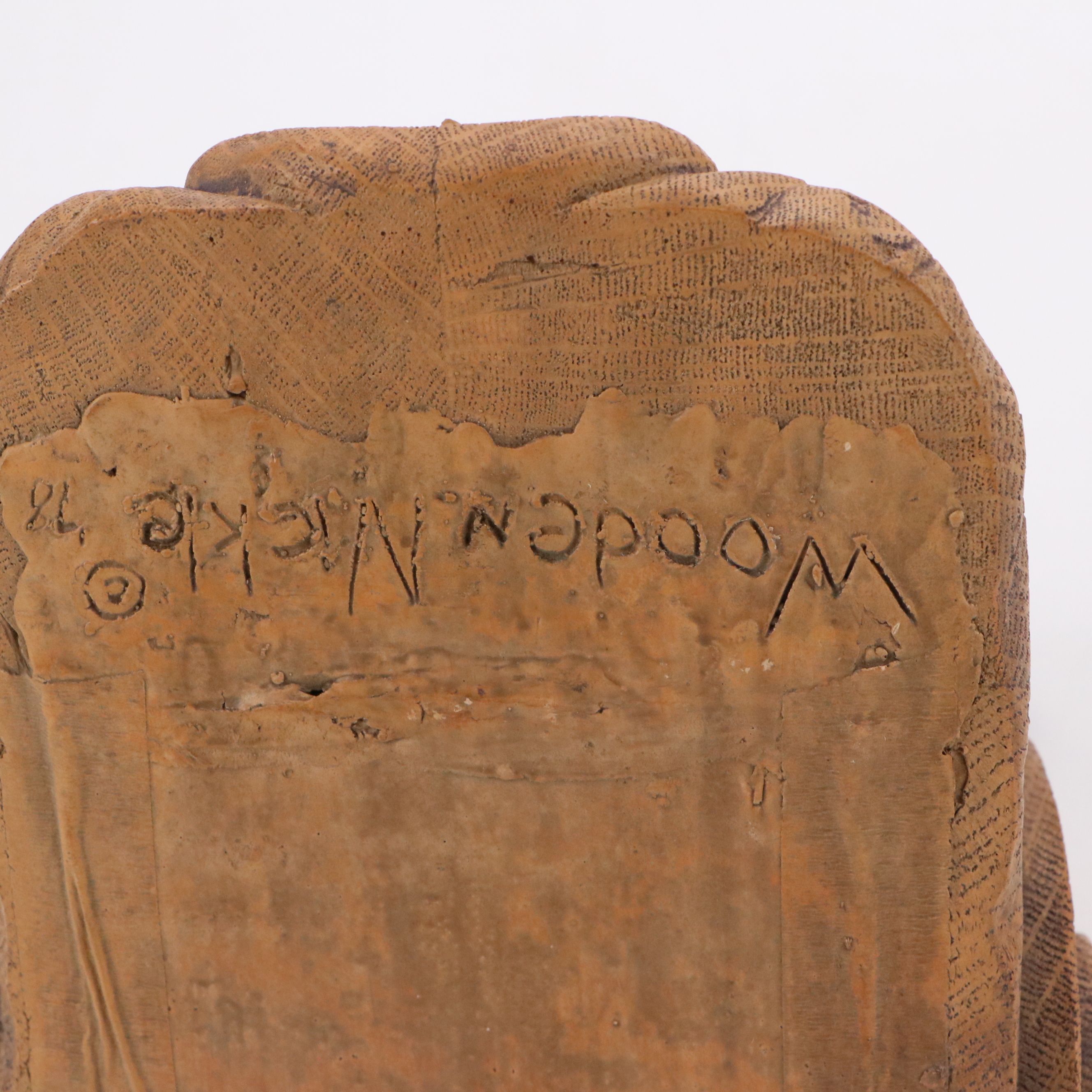 Wood Grain Finish Plaster Star Lady and Knight Corbels