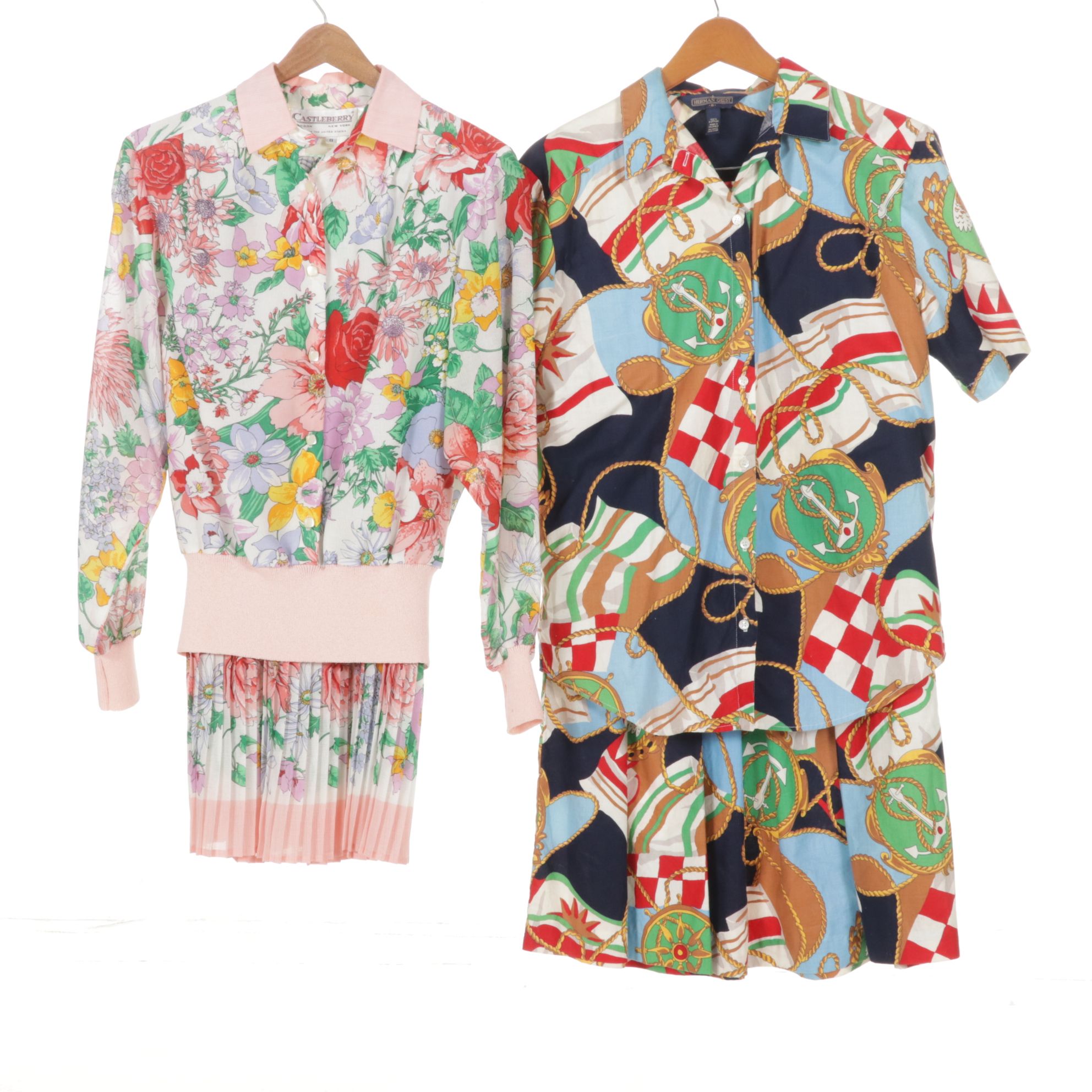 Castleberry and Hermain Geist Two-Piece Sets with Martha's Vineyard Belted Dress