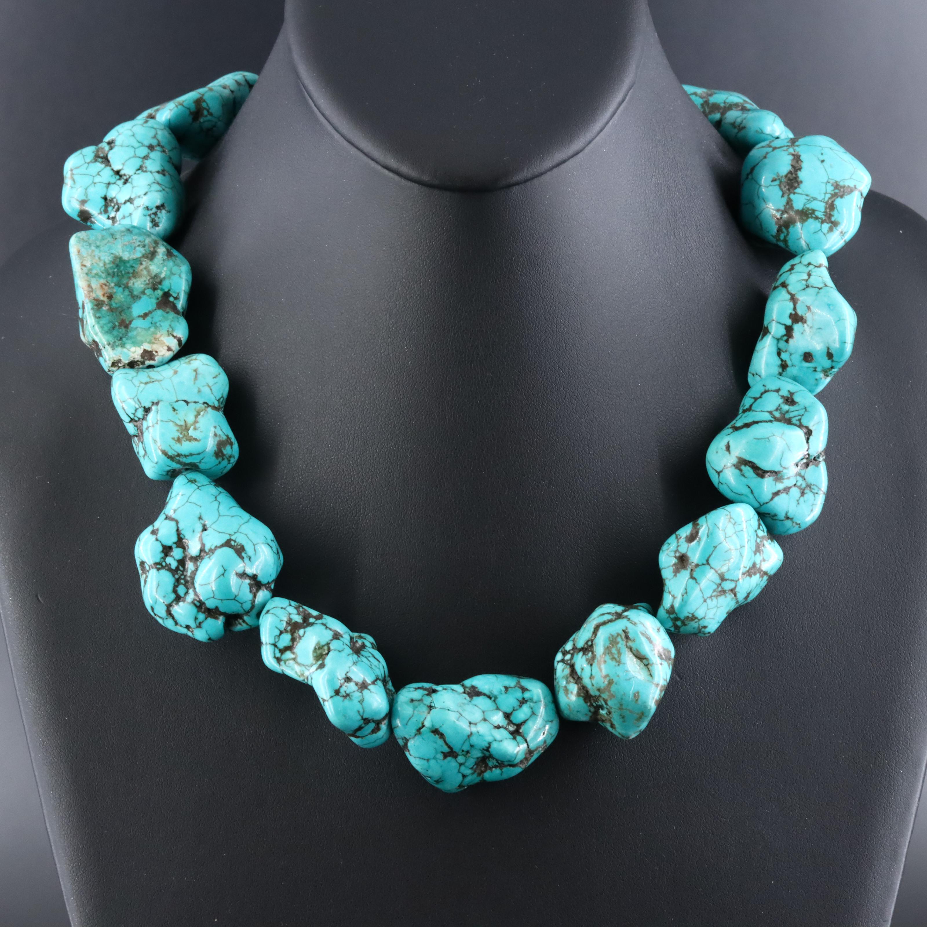 Howlite Bead Necklace