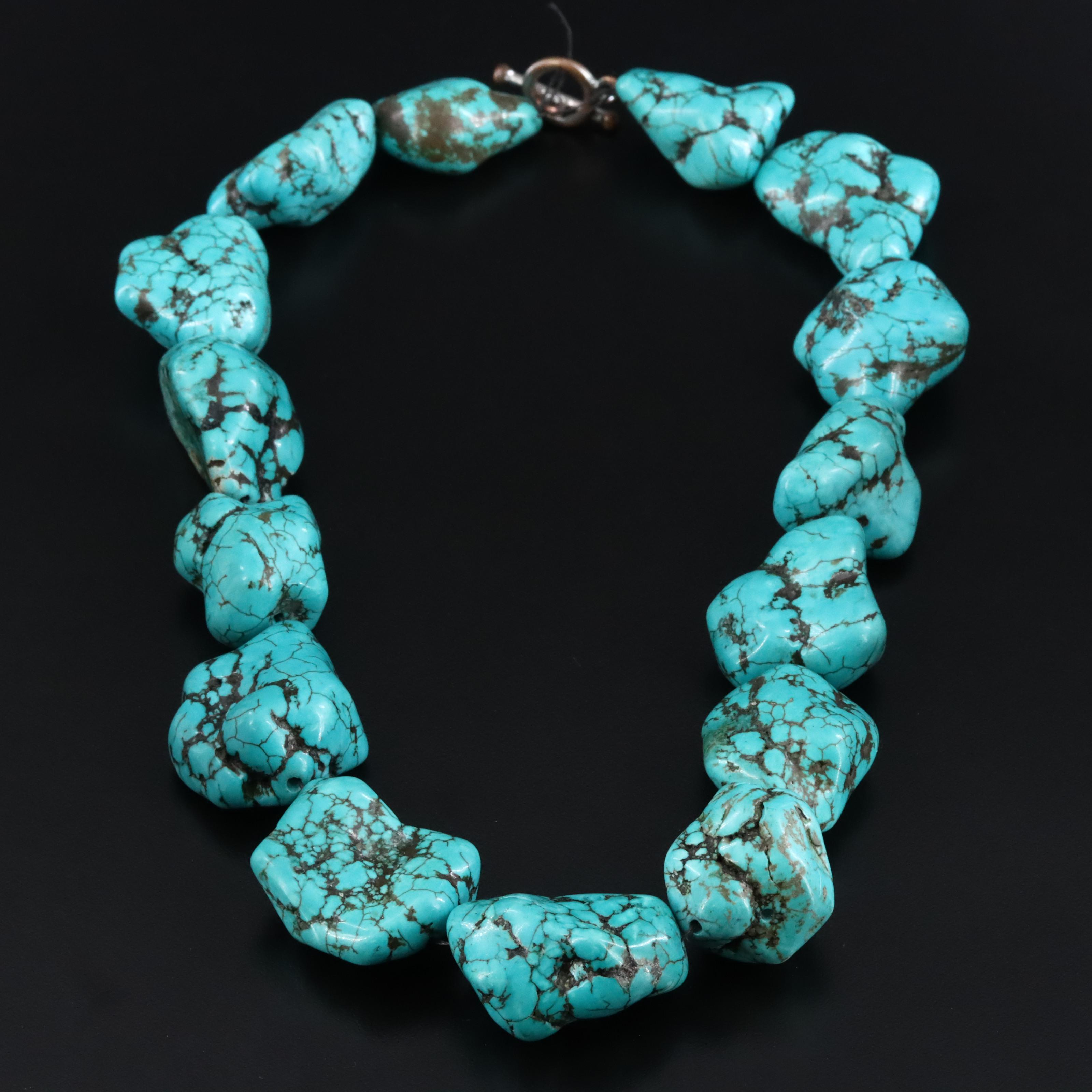 Howlite Bead Necklace