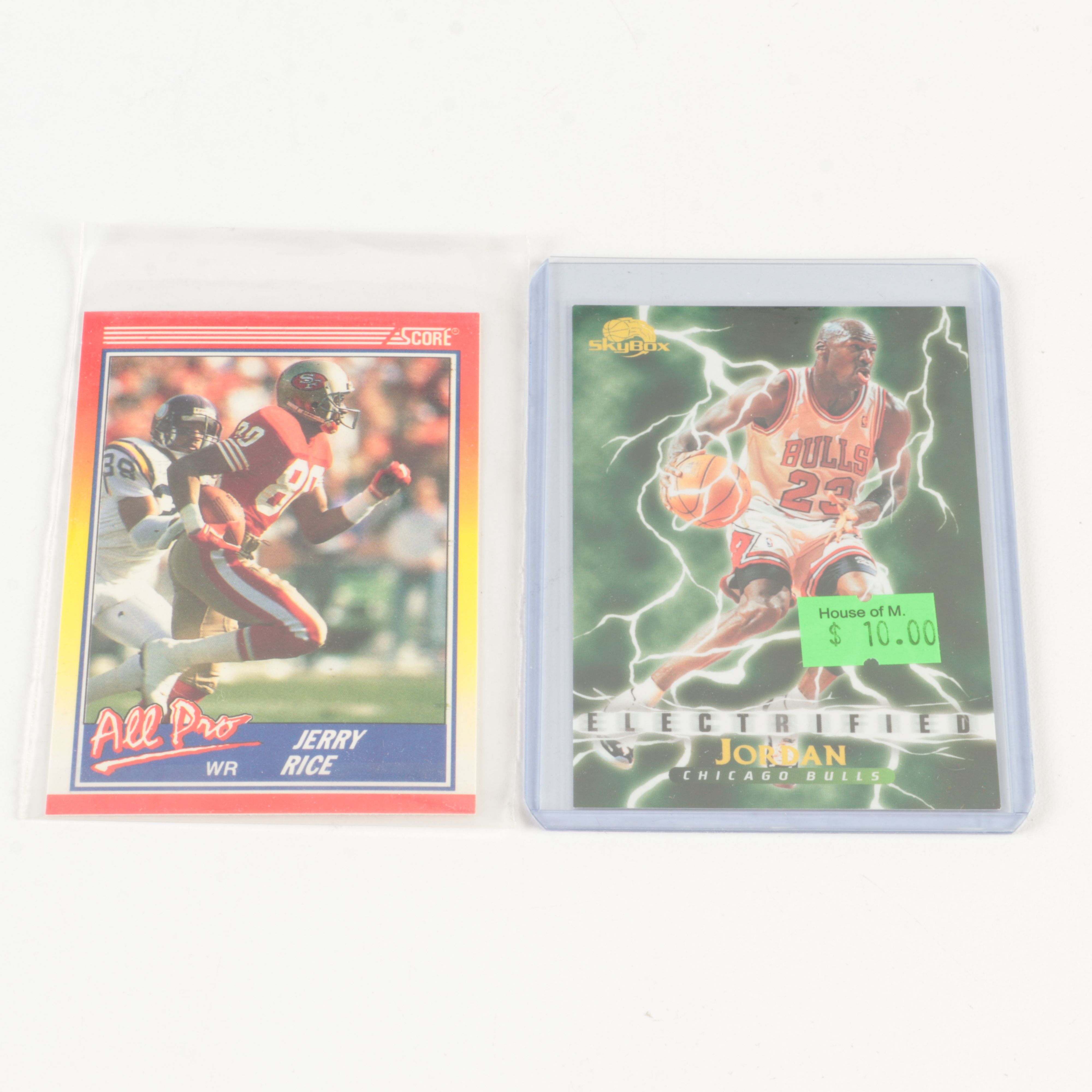 Score with Other Sports Cards Featuring Jerry Rice, Michael Jordan, and More