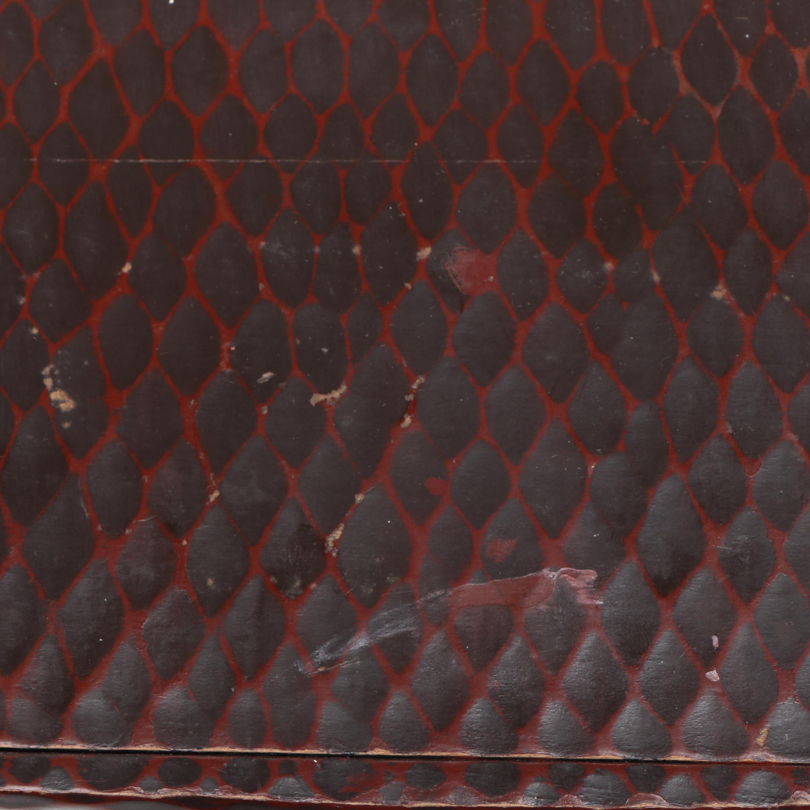 Japanese Lacquer Kamakura-Bori Drawer Box with Other East Asian Sculpture & Art