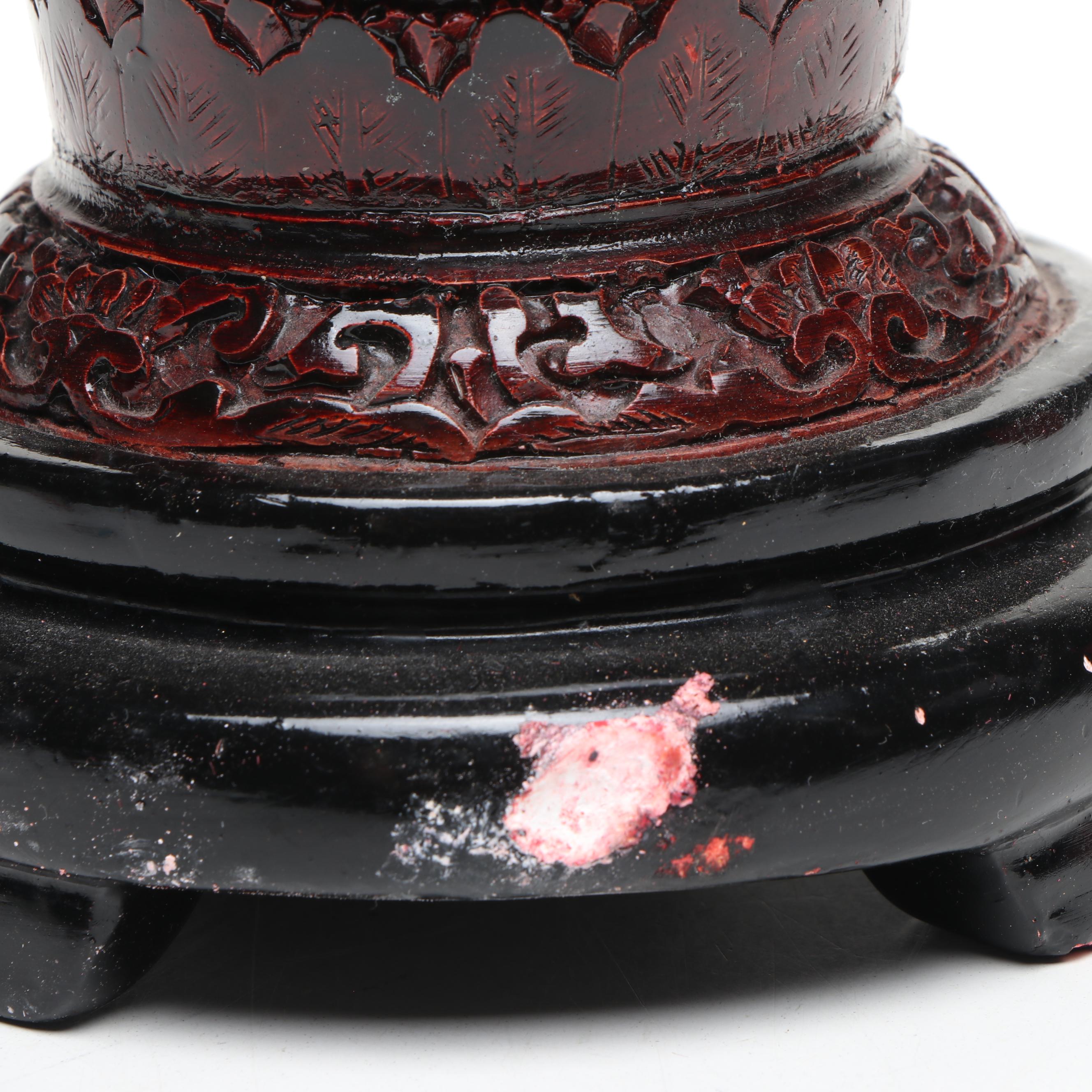 Japanese Lacquer Kamakura-Bori Drawer Box with Other East Asian Sculpture & Art