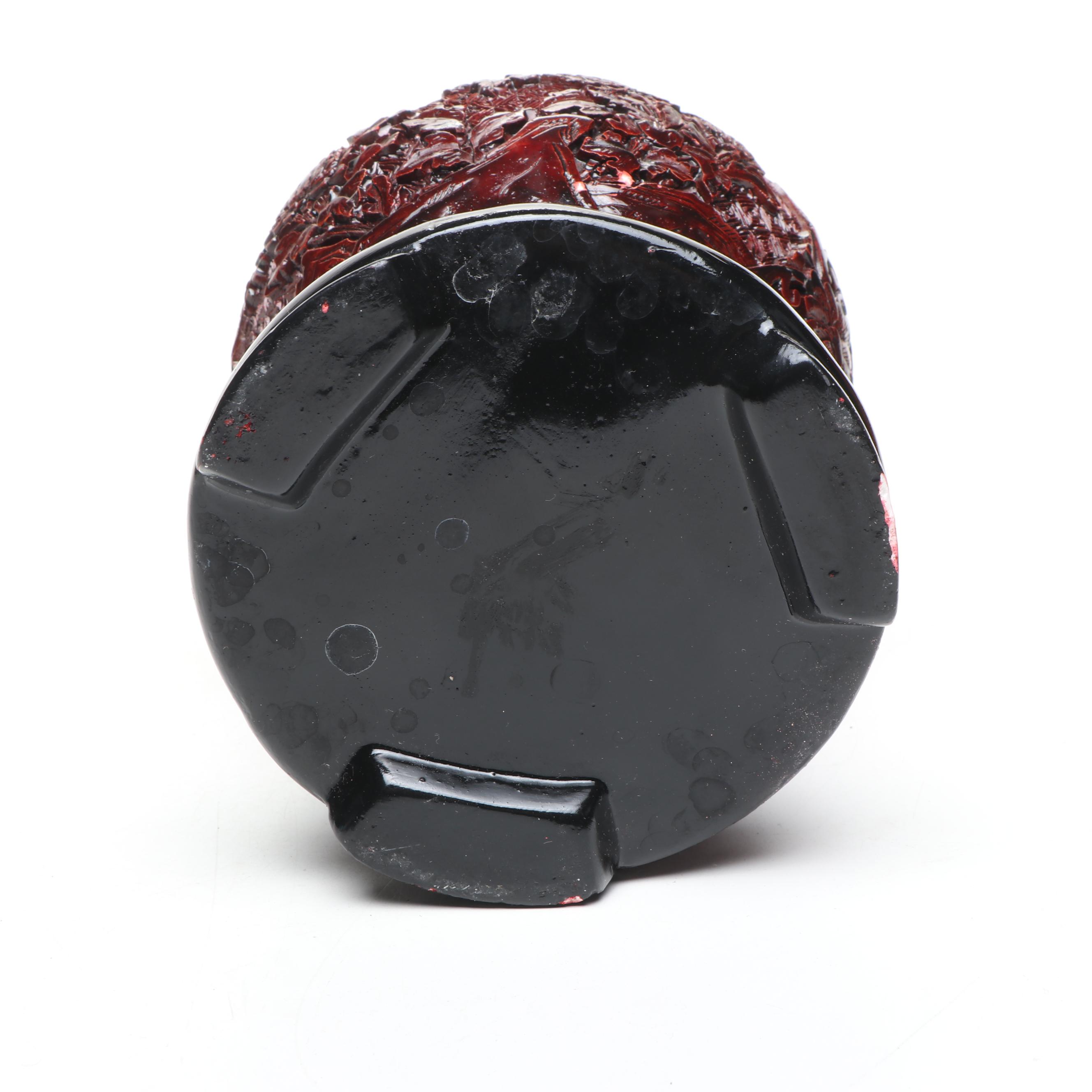 Japanese Lacquer Kamakura-Bori Drawer Box with Other East Asian Sculpture & Art