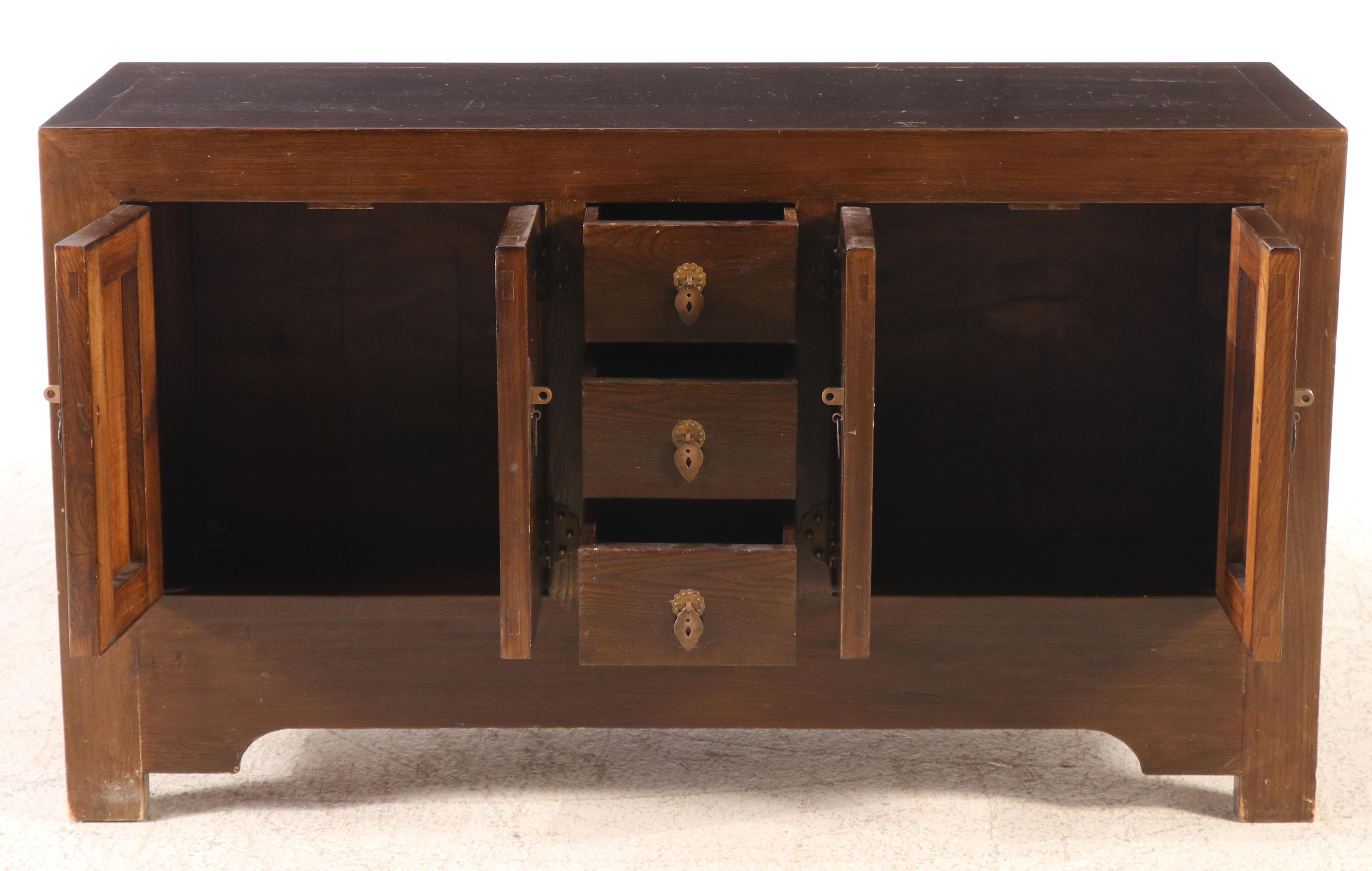 Chinese Style Wooden Chest of Drawers