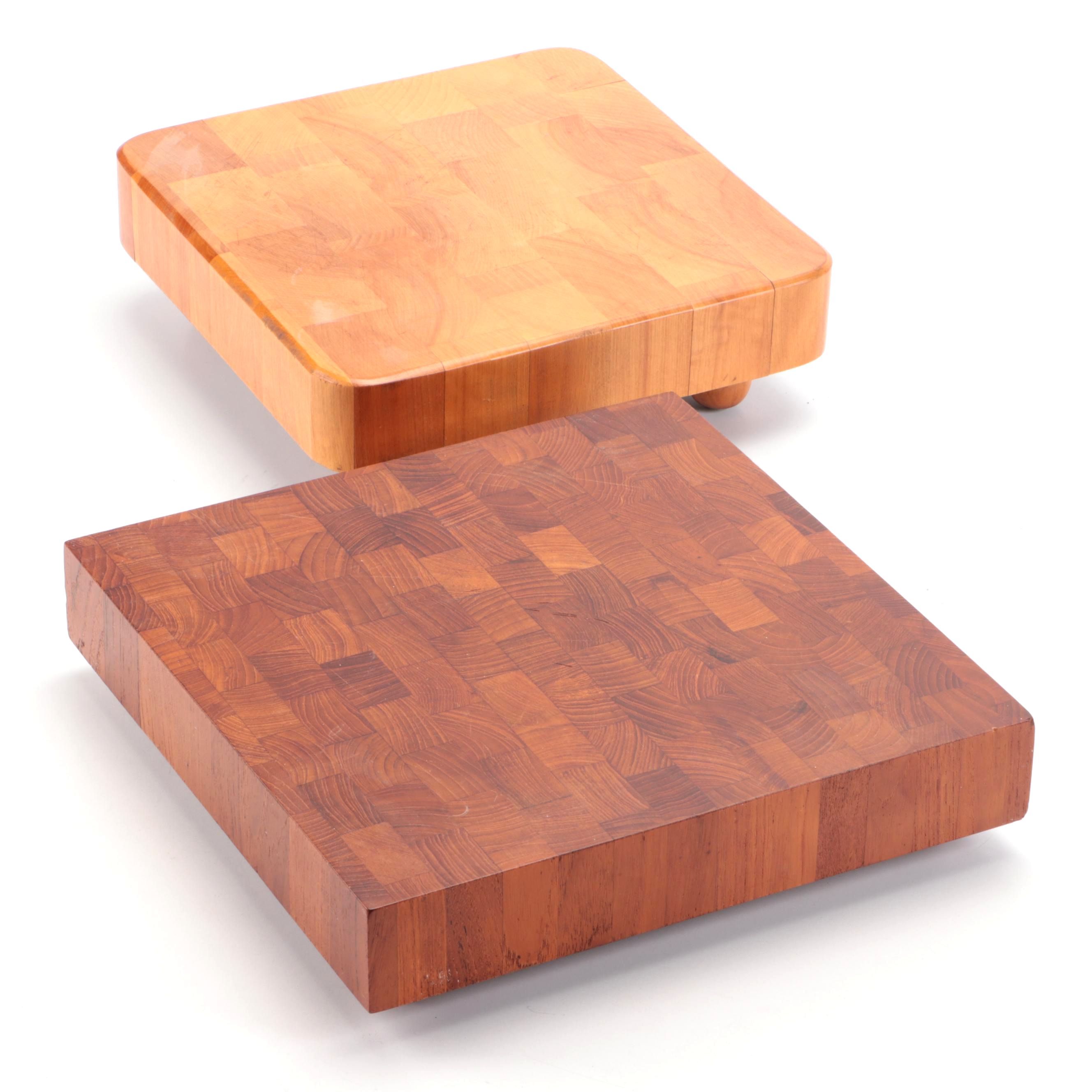 Teak with Other Wooden Cutting Board