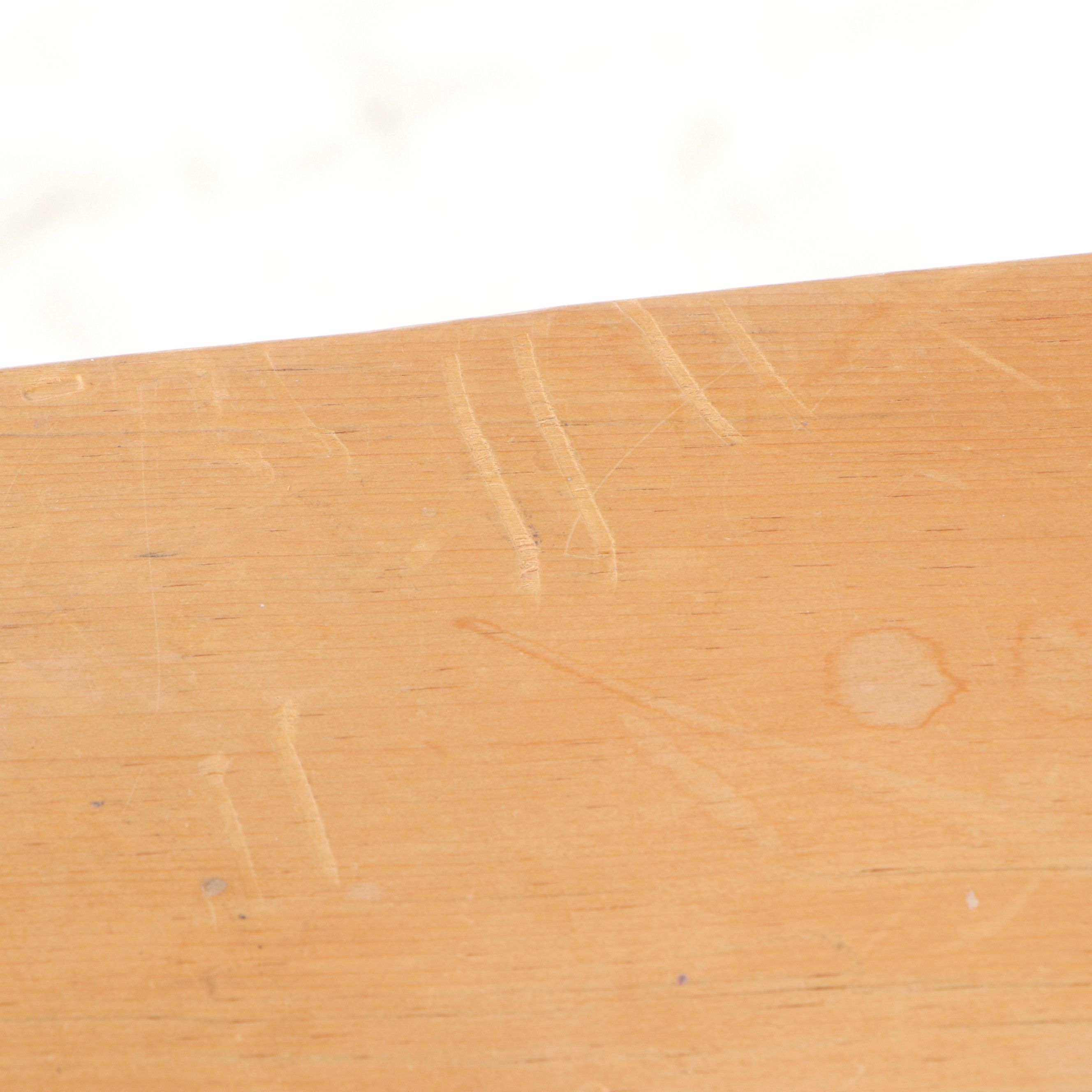 Scandinavian Style Pine Trestle Table