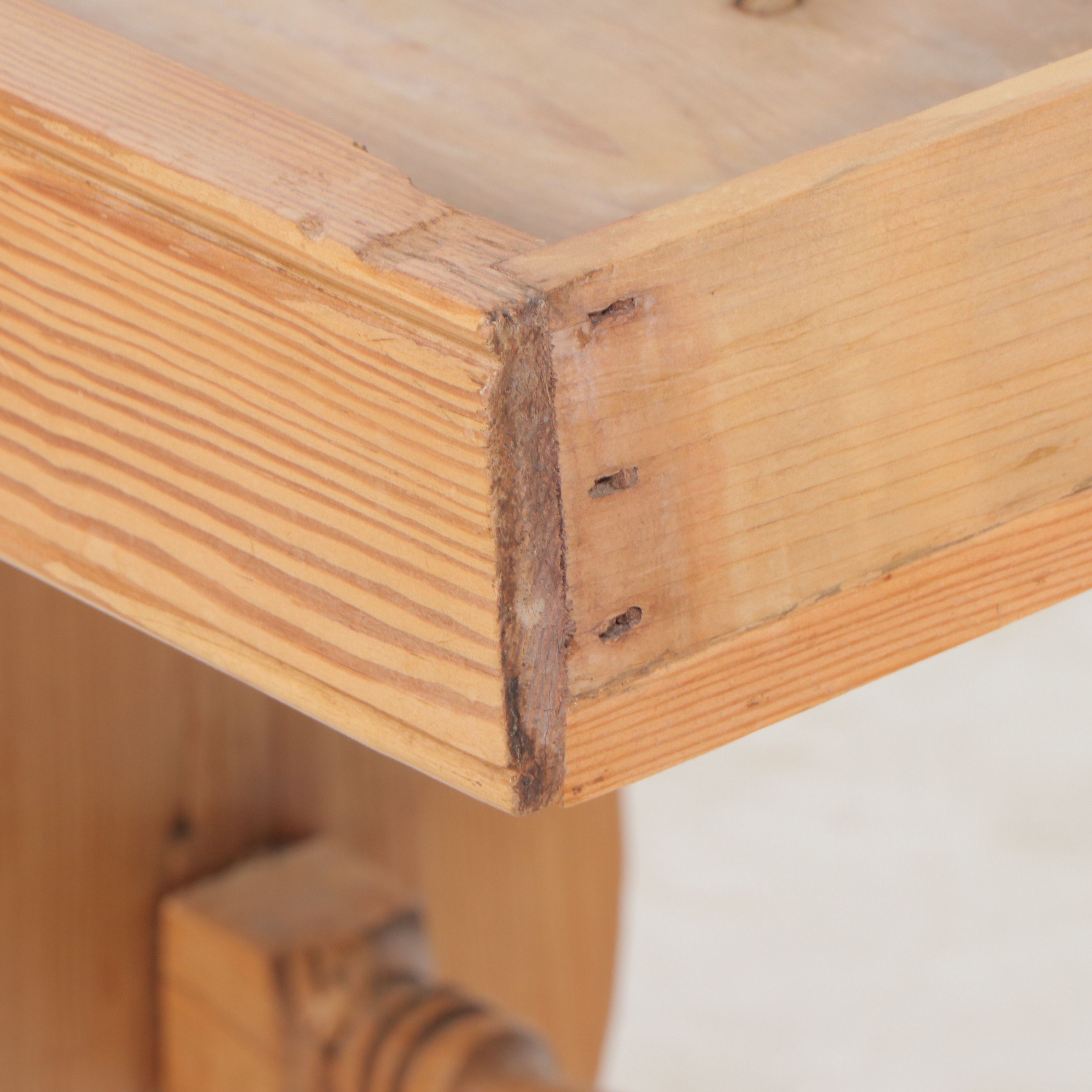 Scandinavian Style Pine Trestle Table