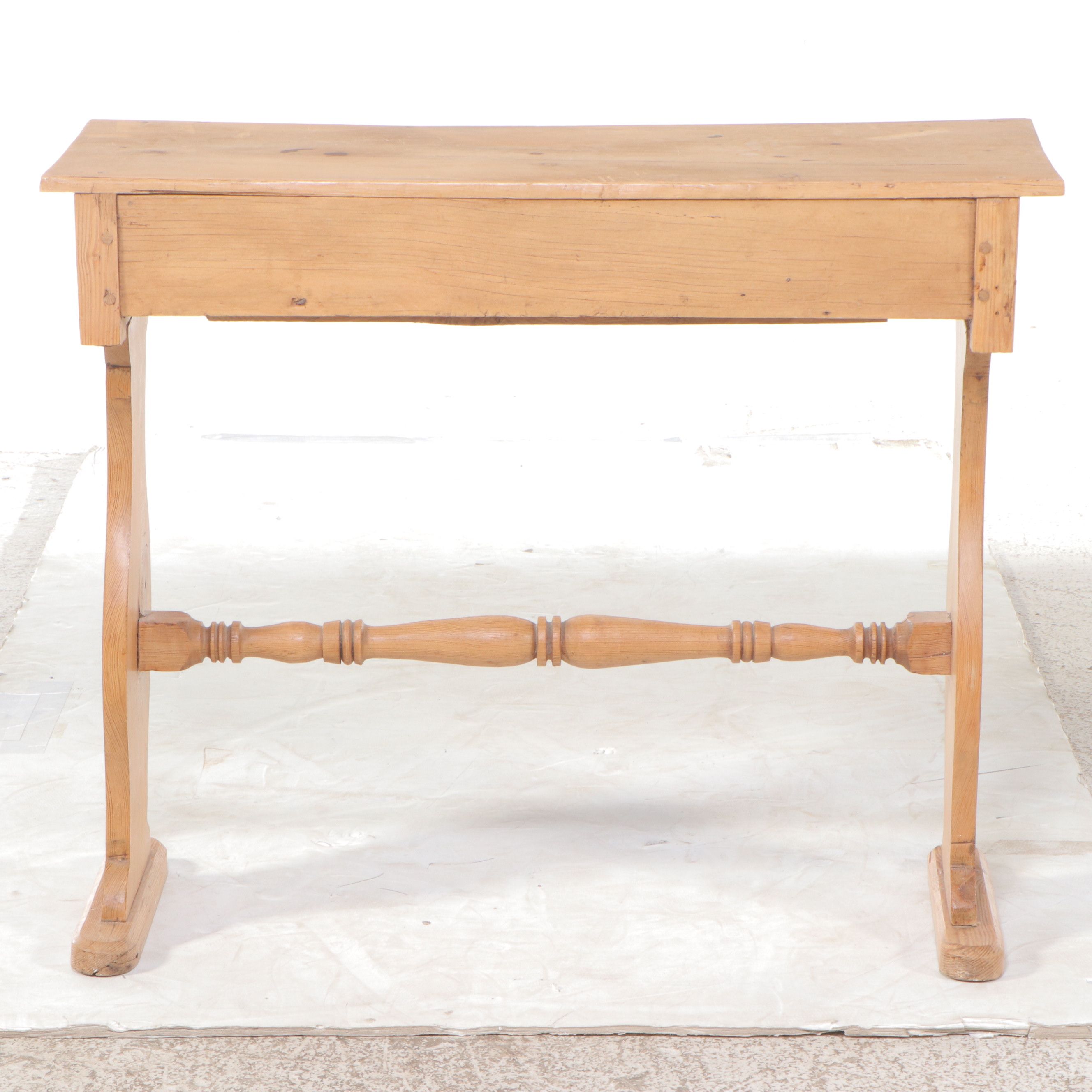 Scandinavian Style Pine Trestle Table