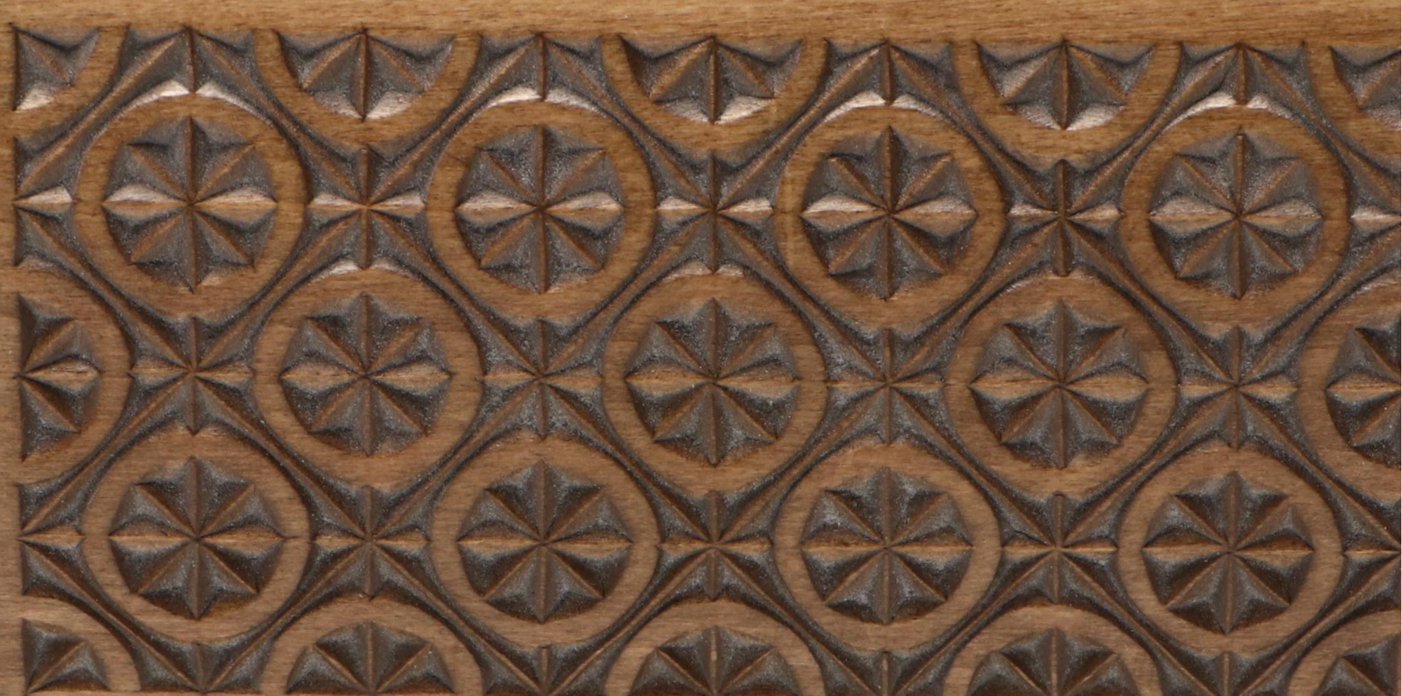 Carved Wood Decorative Box Signed "W. Grittner, 1991"