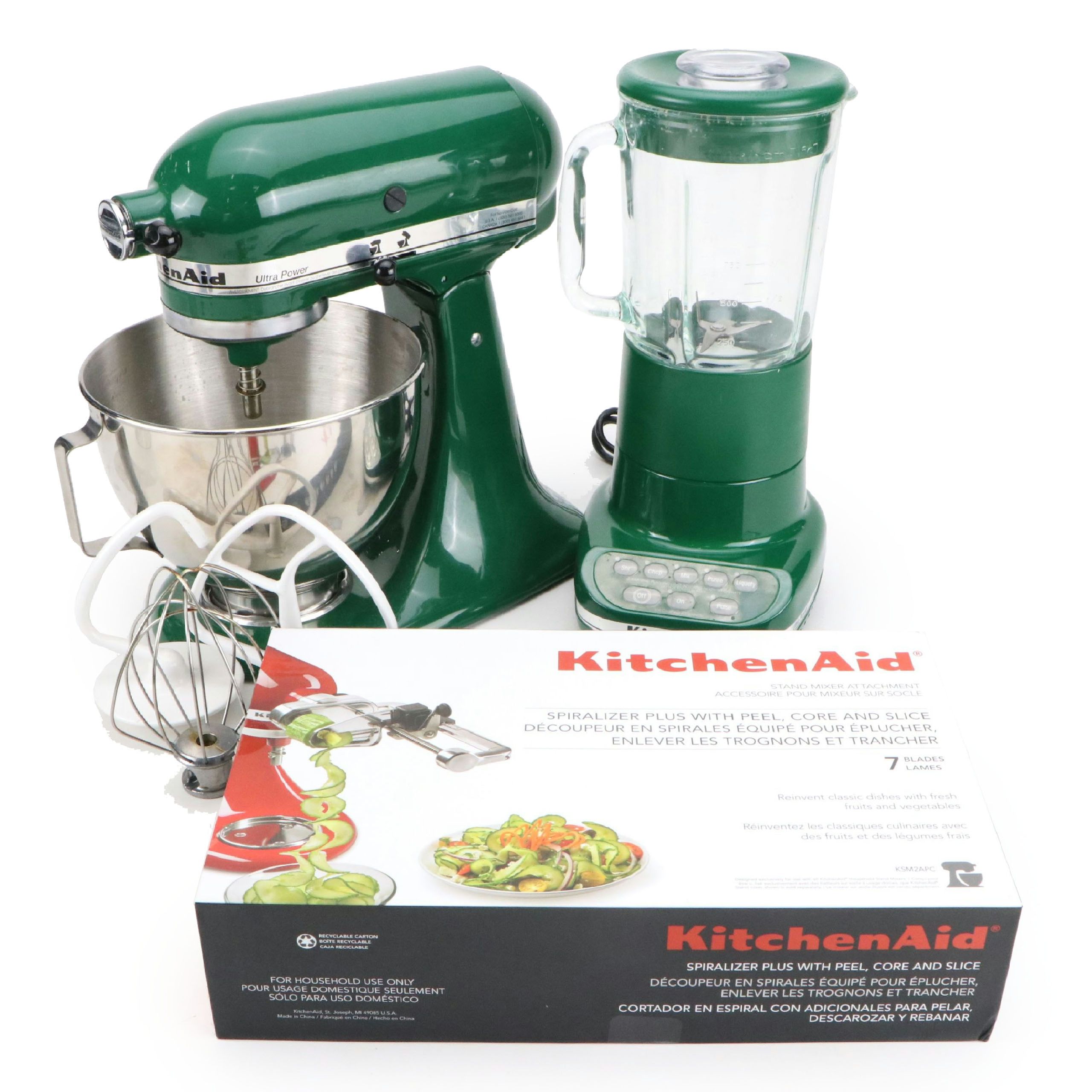 KitchenAid Stand Mixer with Attachments and Blender