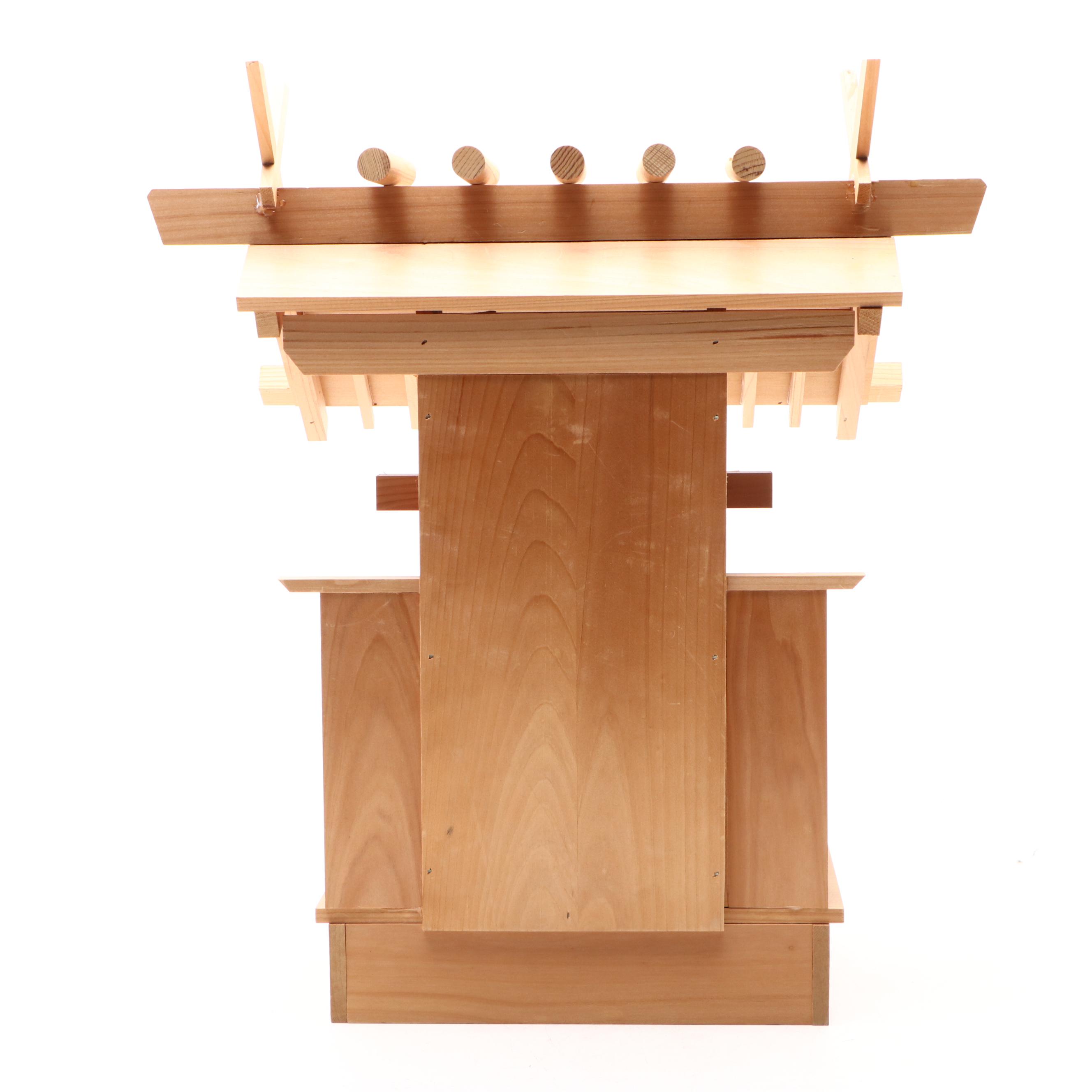 Miniature Wooden Japanese Shinto Kamidana