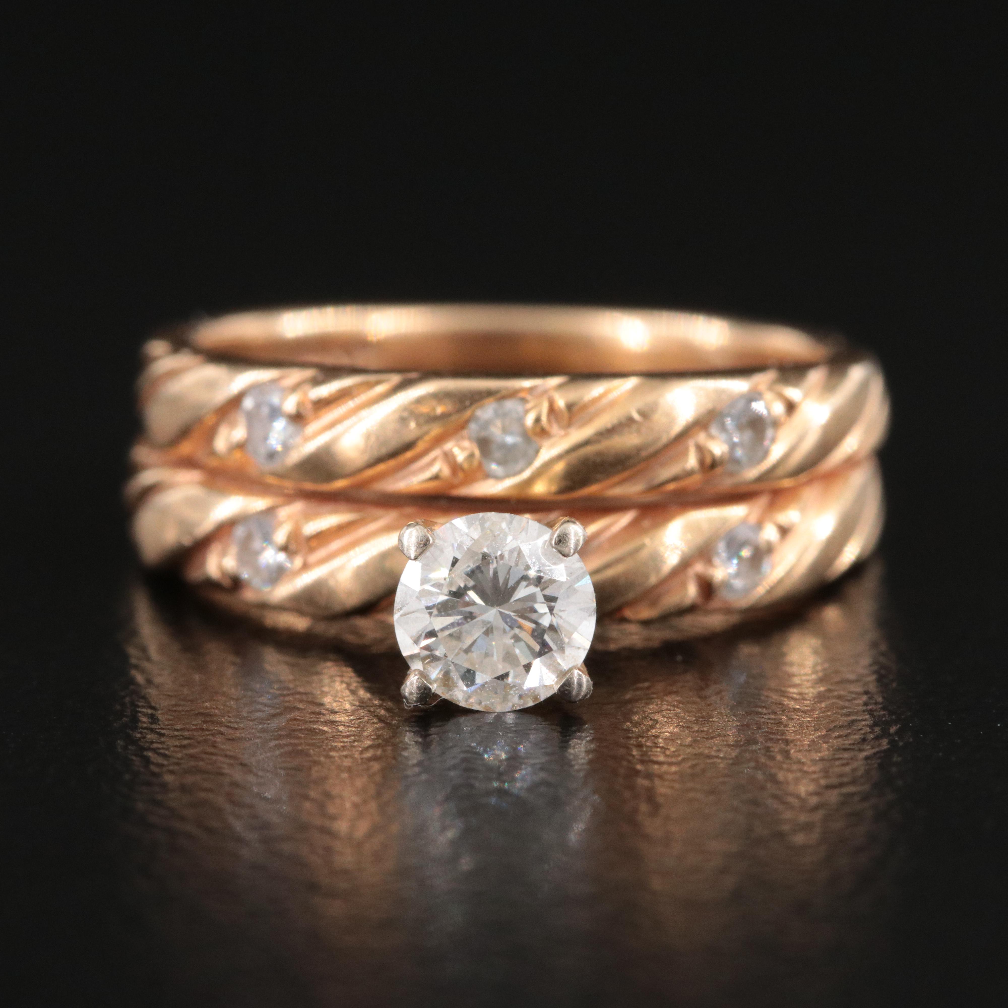 14K 0.50 CTW Diamond Ring